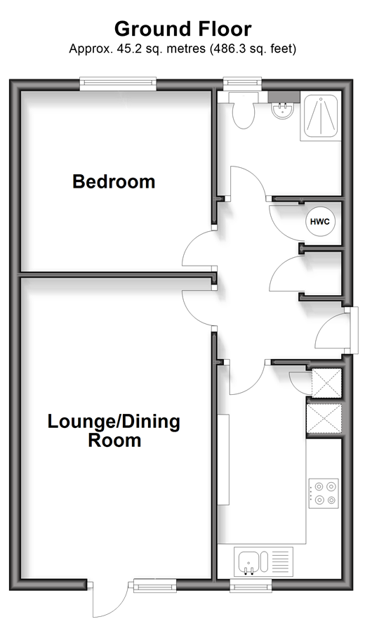 Killicks, Cranleigh floorplan