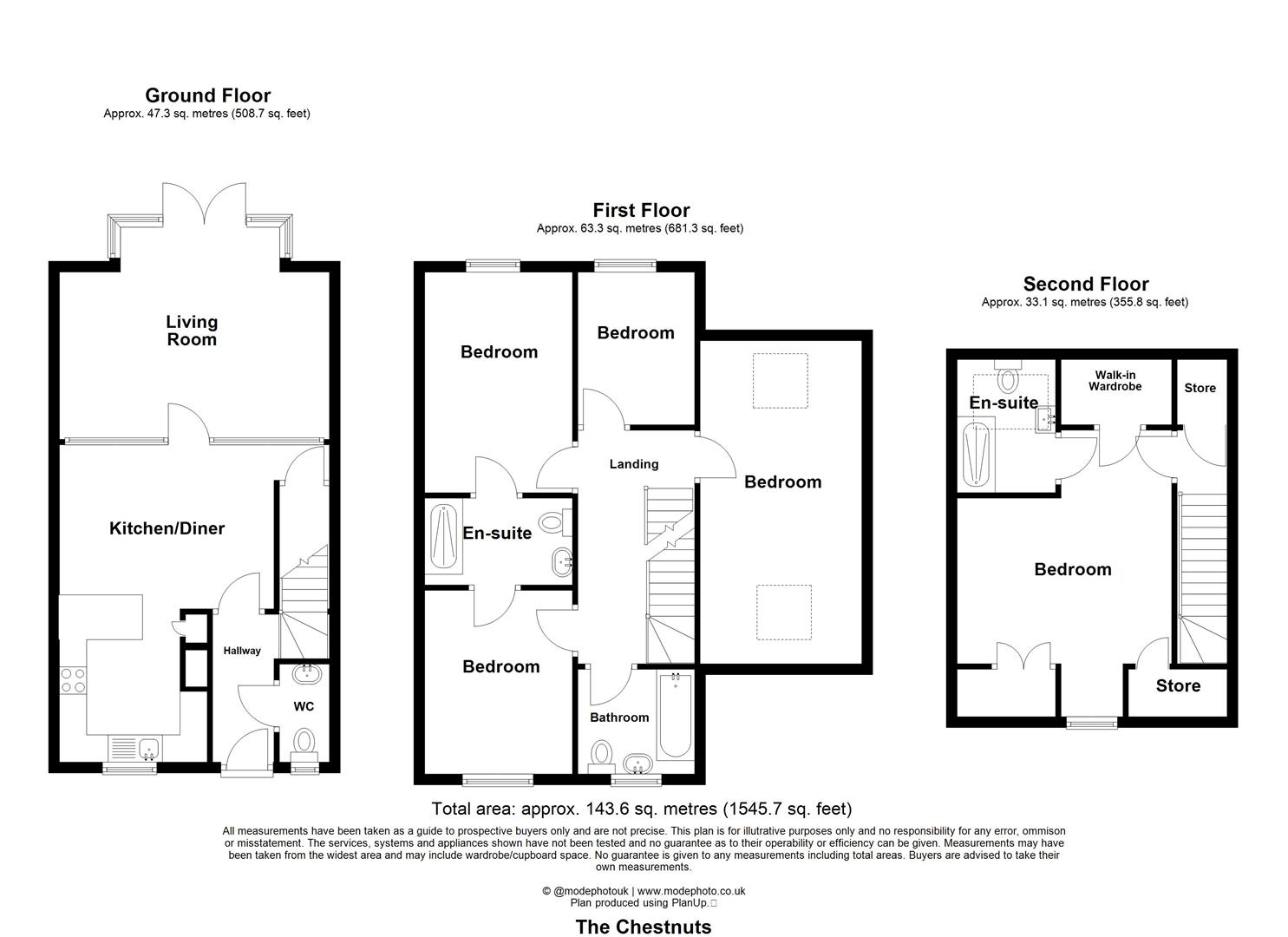 2, The Chestnuts, Puckeridge floorplan