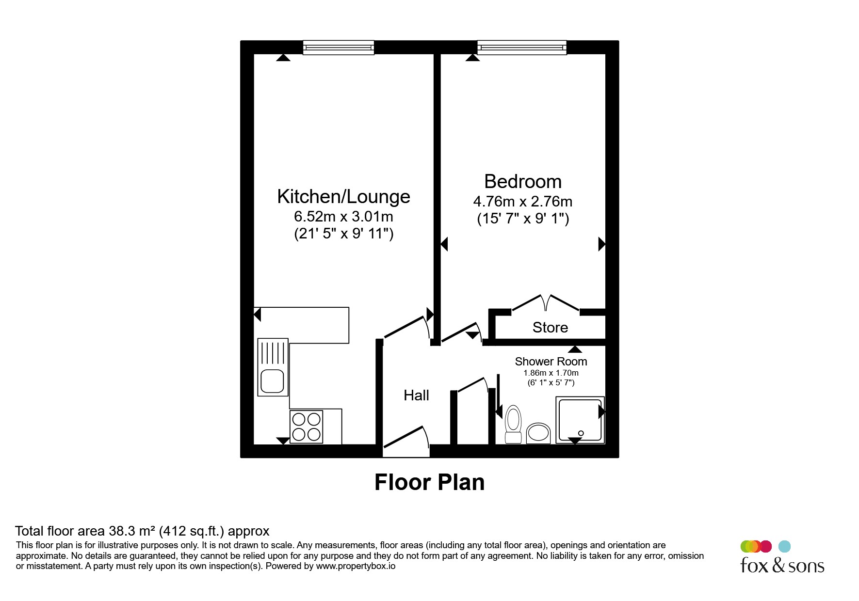 16, Parkside, Burgess Hill floorplan