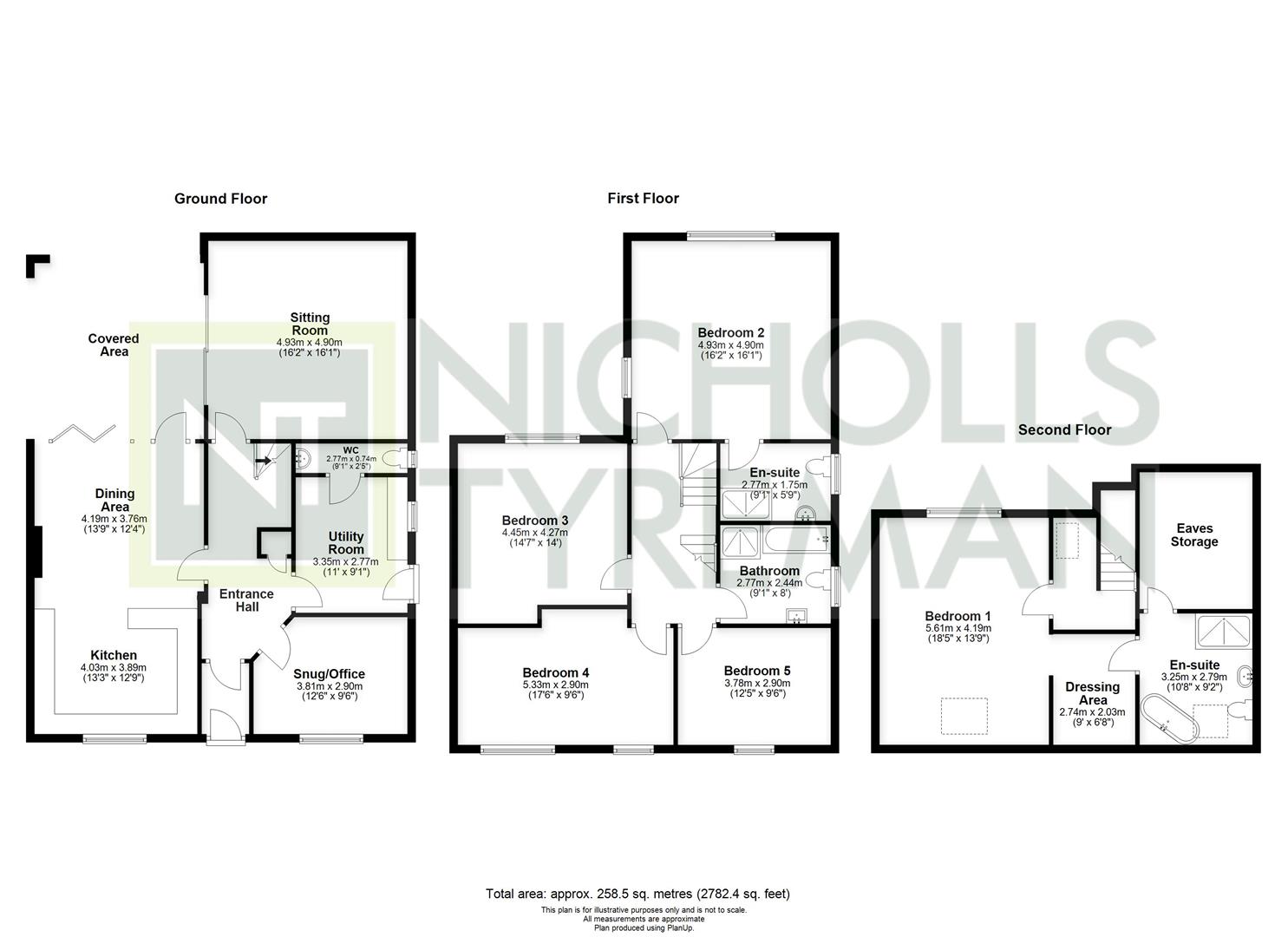 Thackeray House, Hollins Lane, Harrogate floorplan