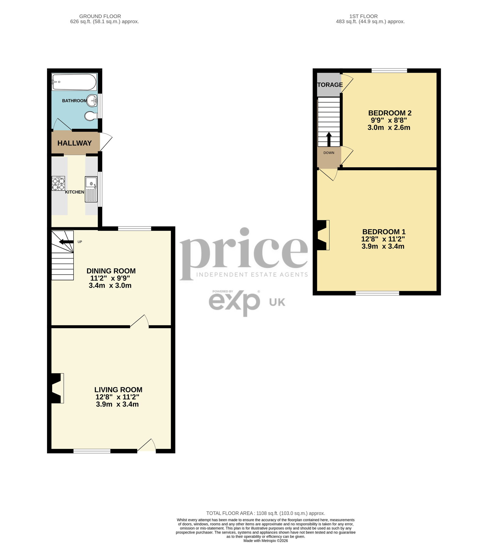 Lower Ebor Street, York floorplan