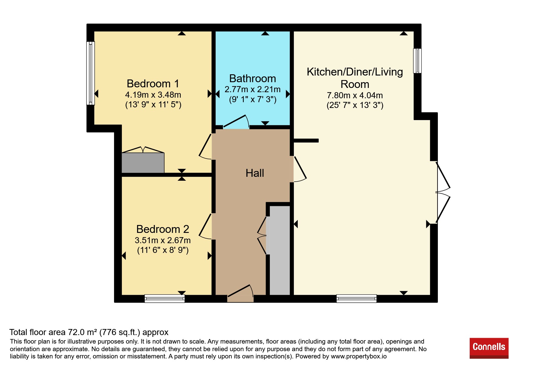 29, The Chase, Exeter floorplan