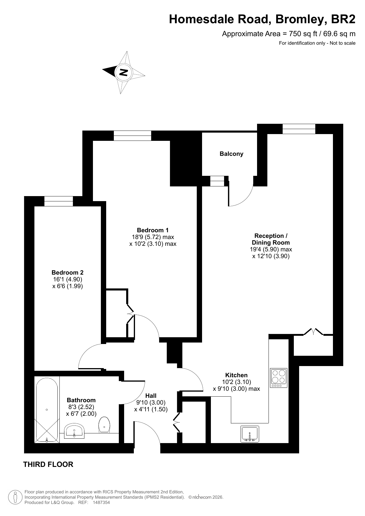 Bromley BR2 9FN, Bromley floorplan