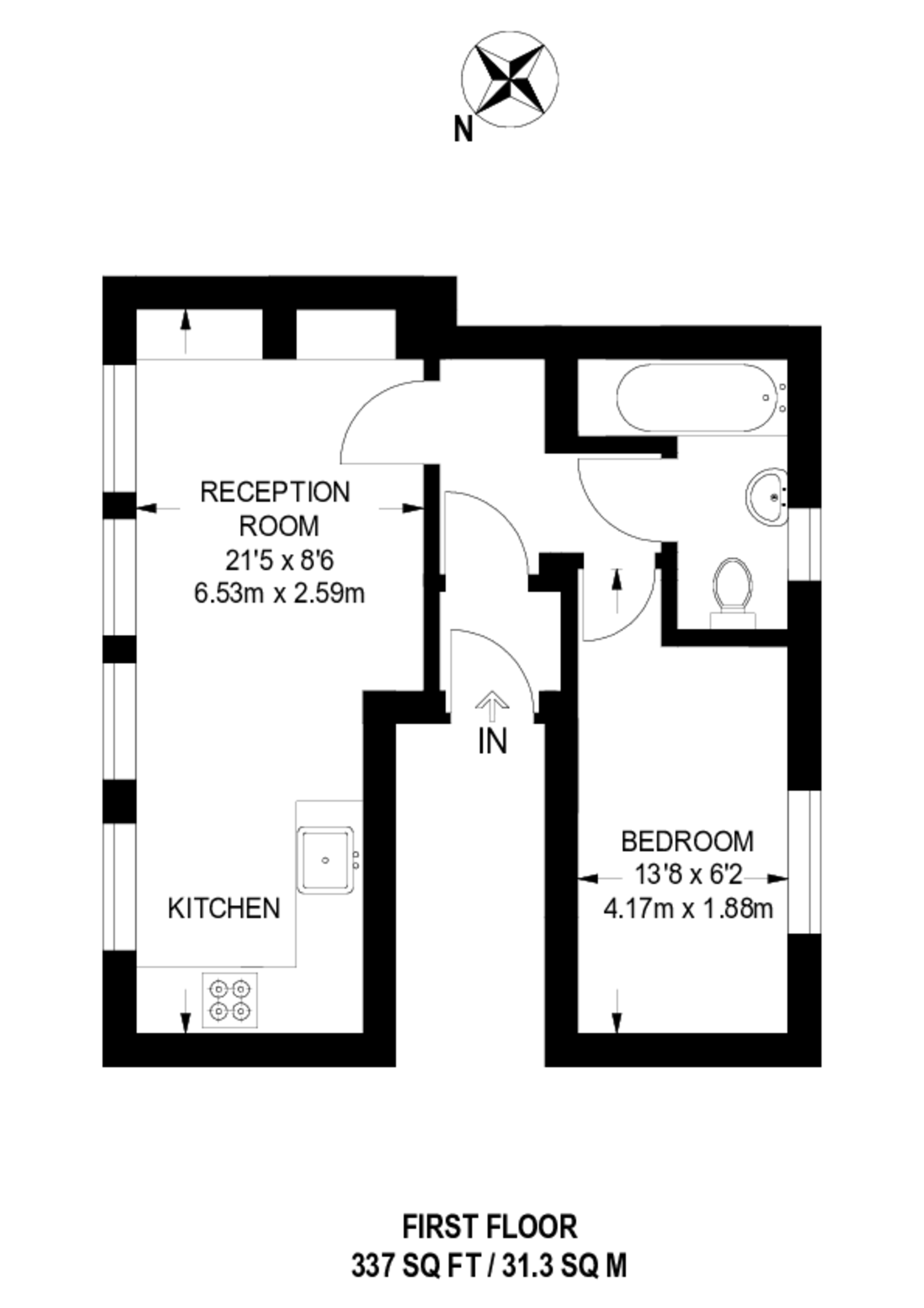 Harrow Road, Queen's Park floorplan