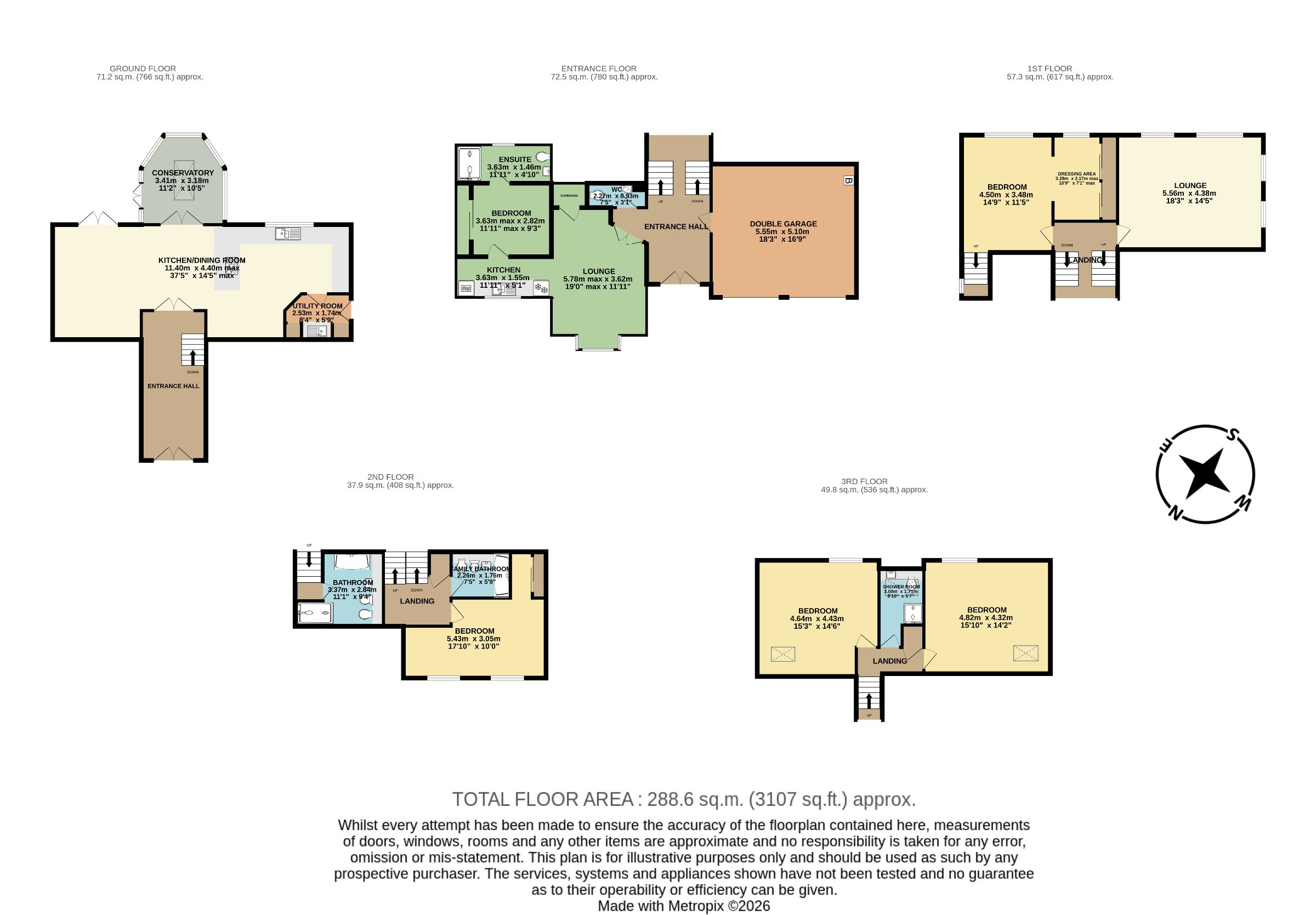 3 Gentian Close, Paignton floorplan