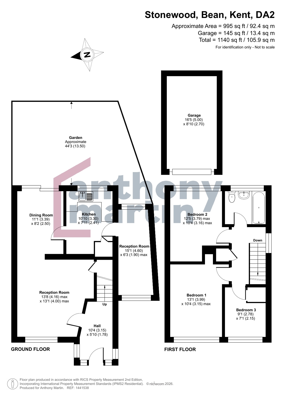 95, Stonewood, Kent floorplan