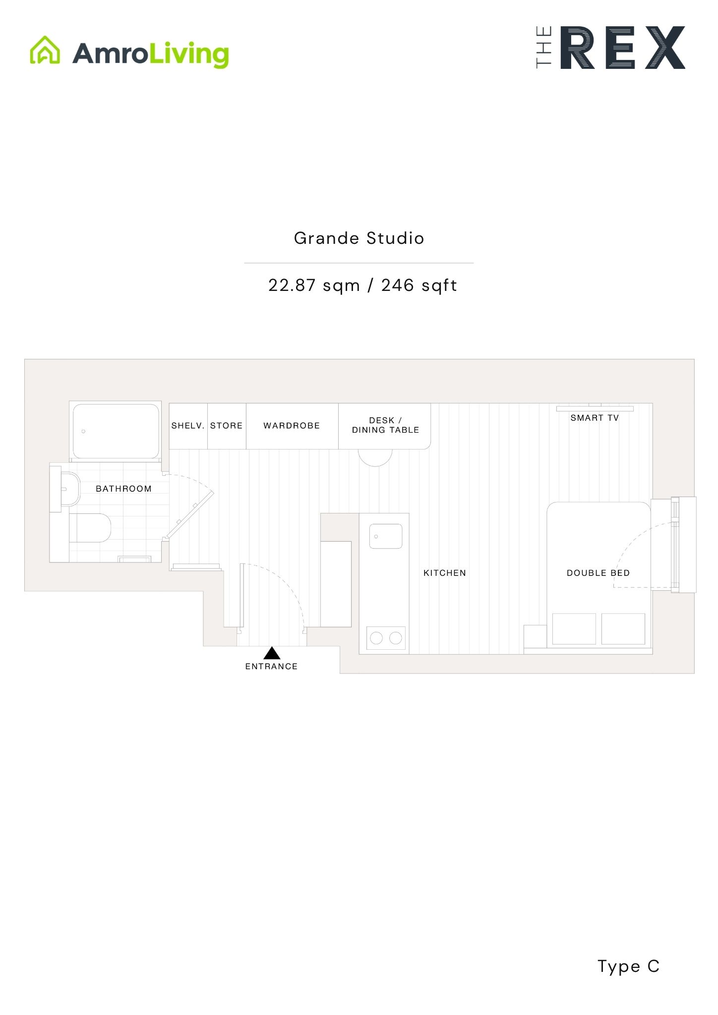 C142, SG, The Rex, 175 Clarence St, Kingston, London floorplan