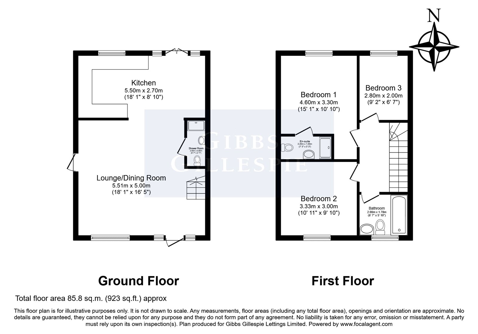 2, School Approach, Middlesex floorplan