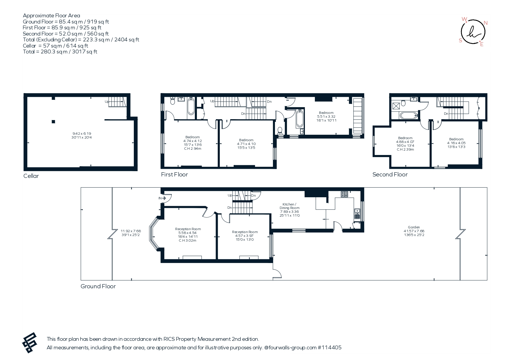 58, Auckland Road, London floorplan