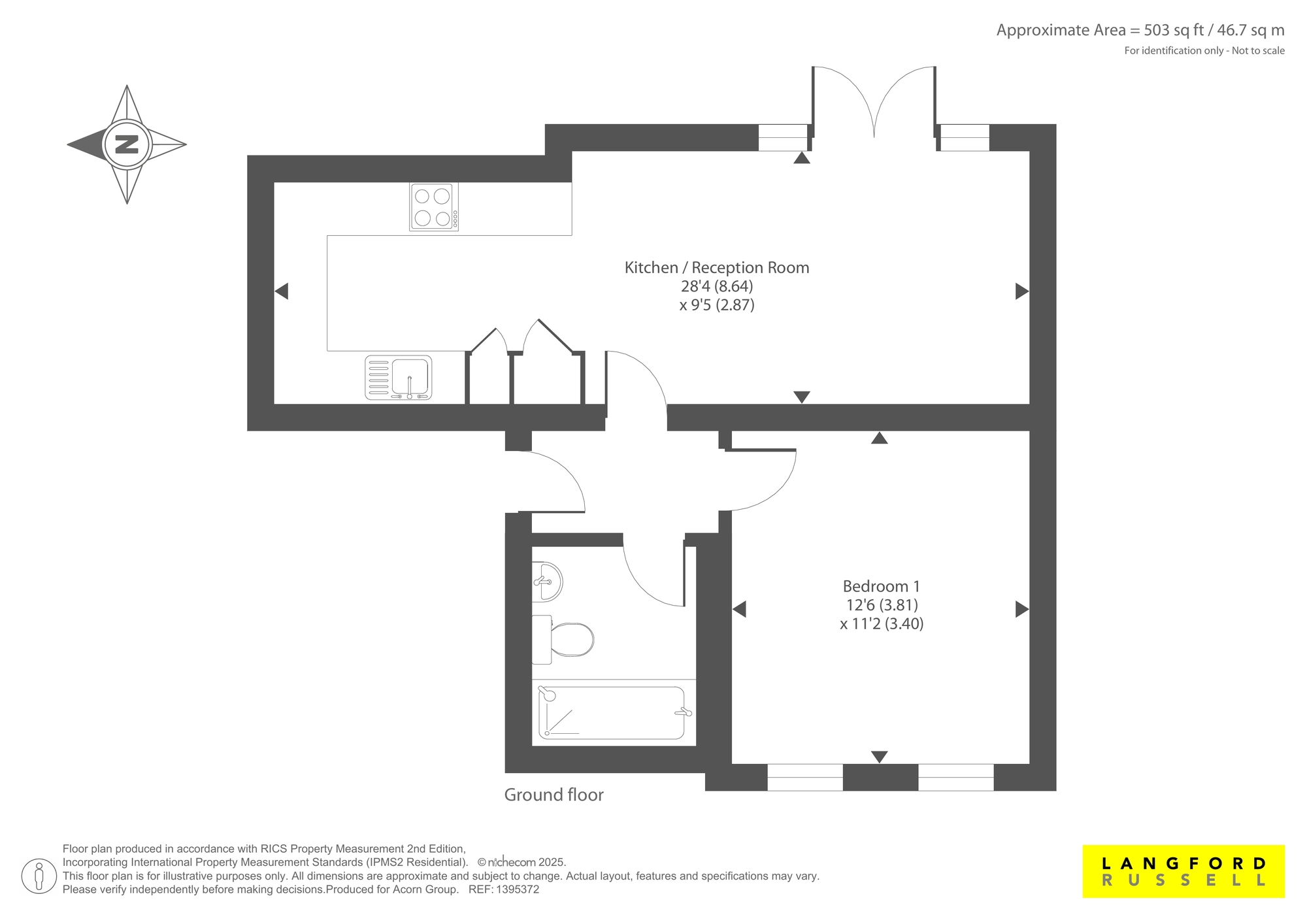 Flat 3, The Sycamores,, Rowhill Road, Swanley floorplan