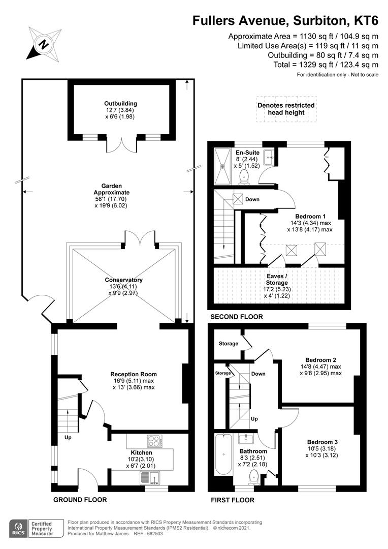 75, Fullers Avenue, Surbiton floorplan