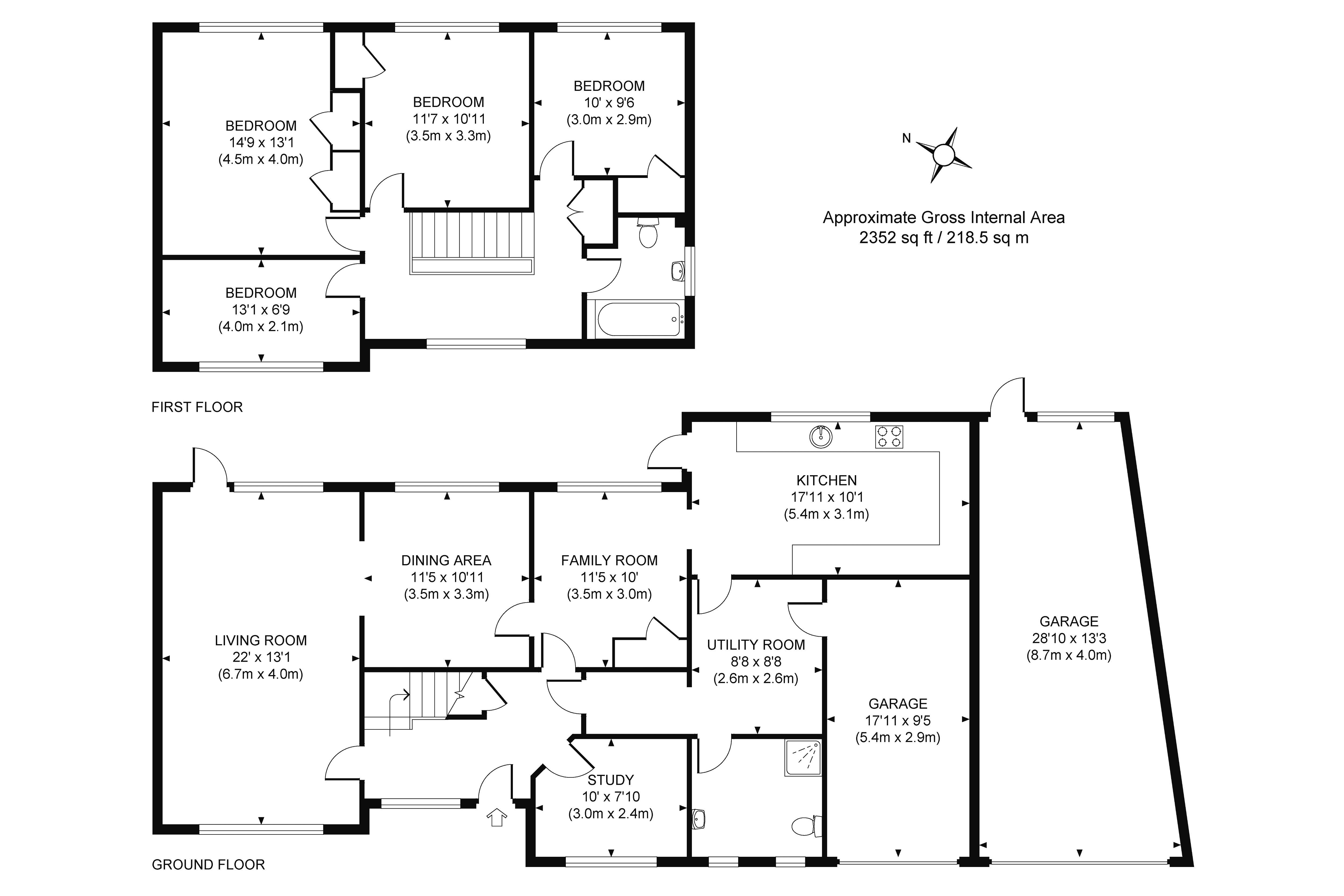 Post House Lane, Great Bookham, Bookham, Leatherhead KT23, 4 bedroom