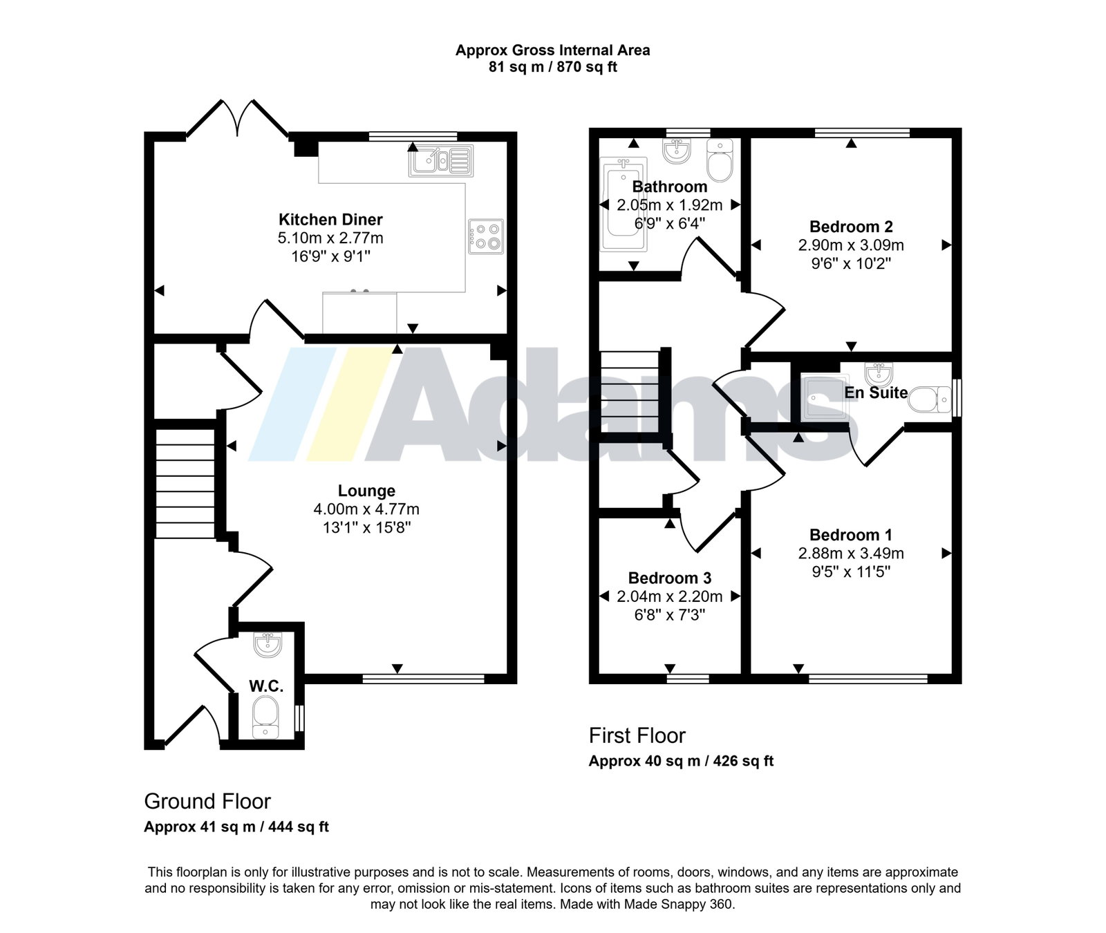 14, Burrard Road, Runcorn floorplan