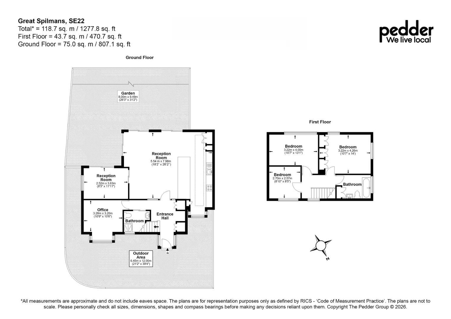 Great Spilmans, London floorplan