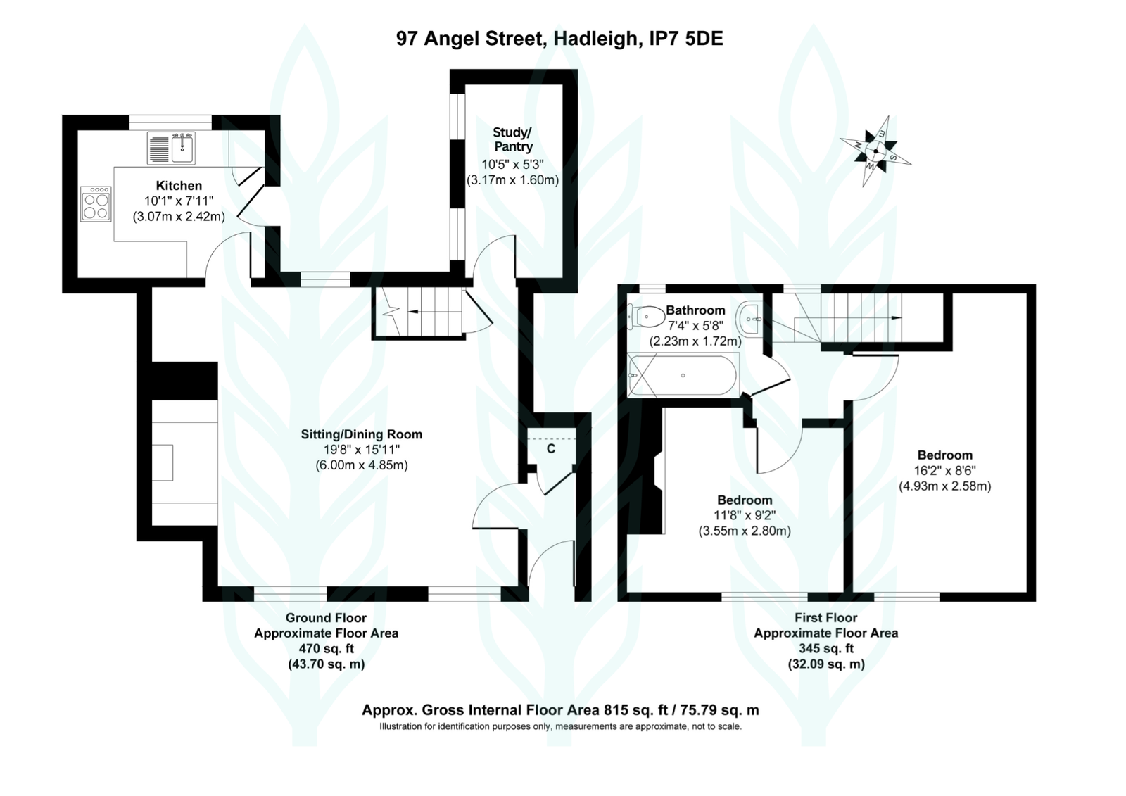 97, Angel Street, Ipswich floorplan