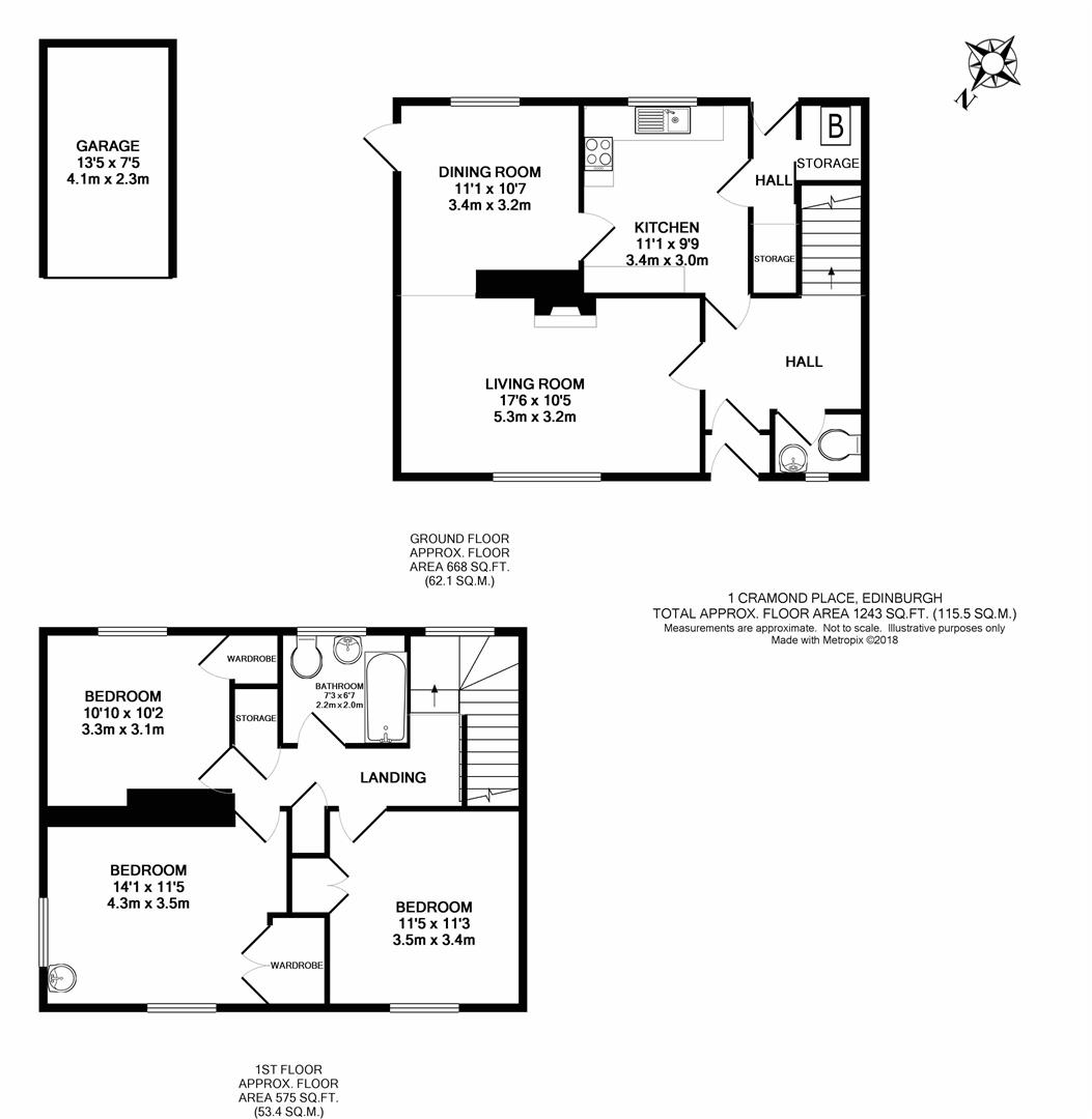 3 Bedrooms  for sale in 1 Cramond Place, Edinburgh EH4