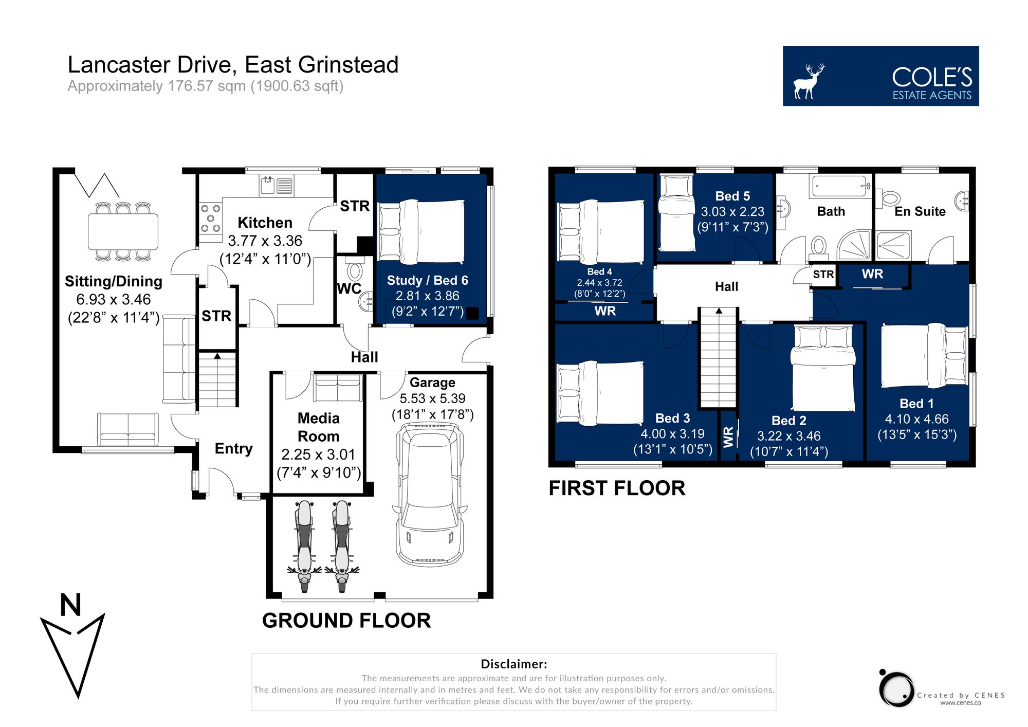 18 Lancaster Drive, East Grinstead floorplan