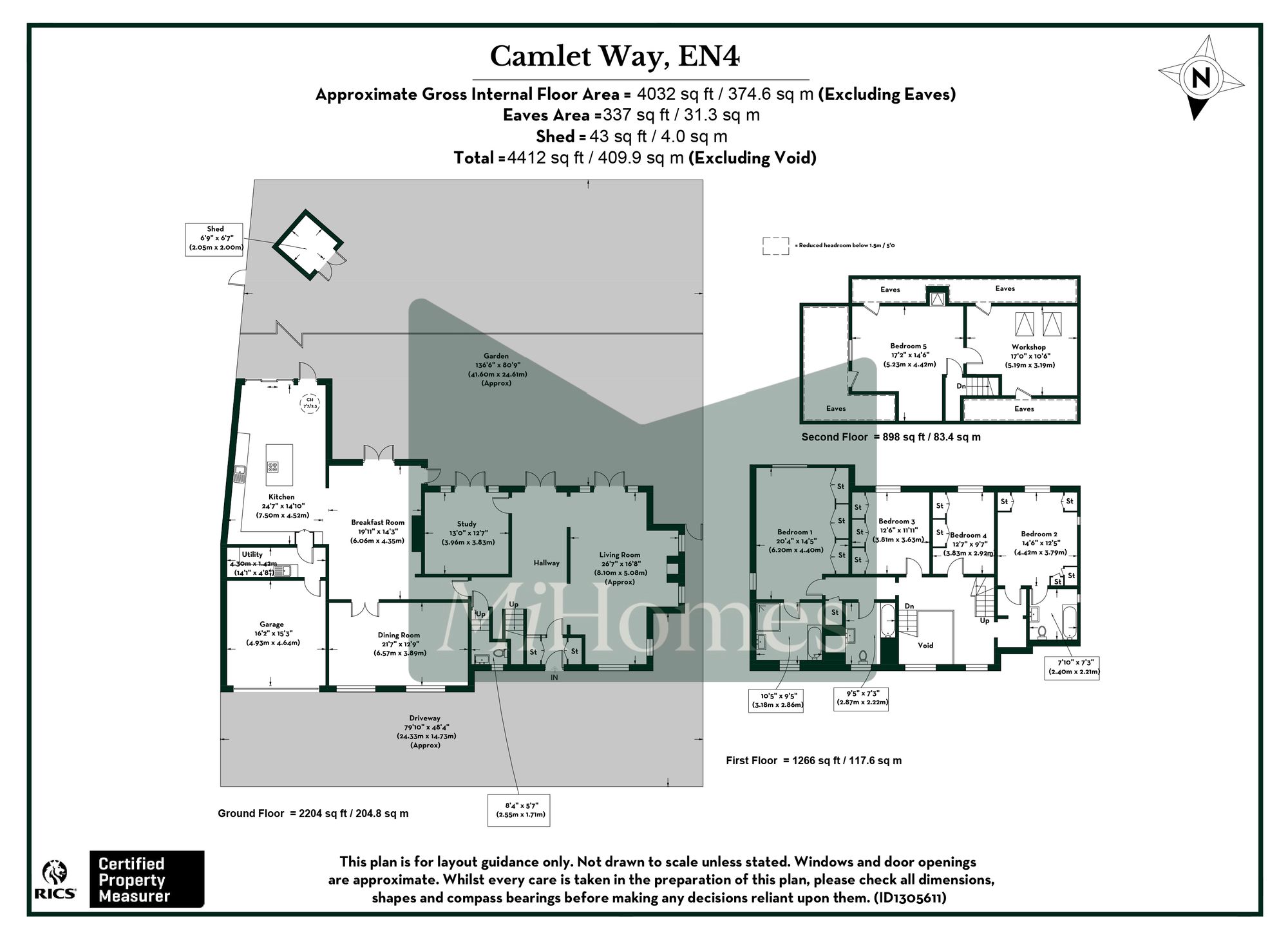 22 Camlet Way, Barnet floorplan