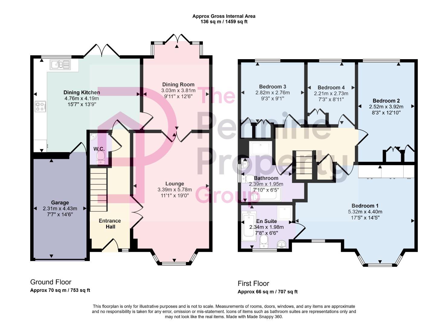 5, Ladyroyd, Barnsley floorplan