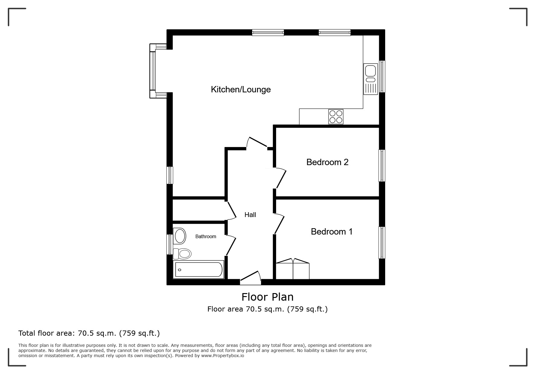 2C,, Godric Road, Isle of Wight floorplan