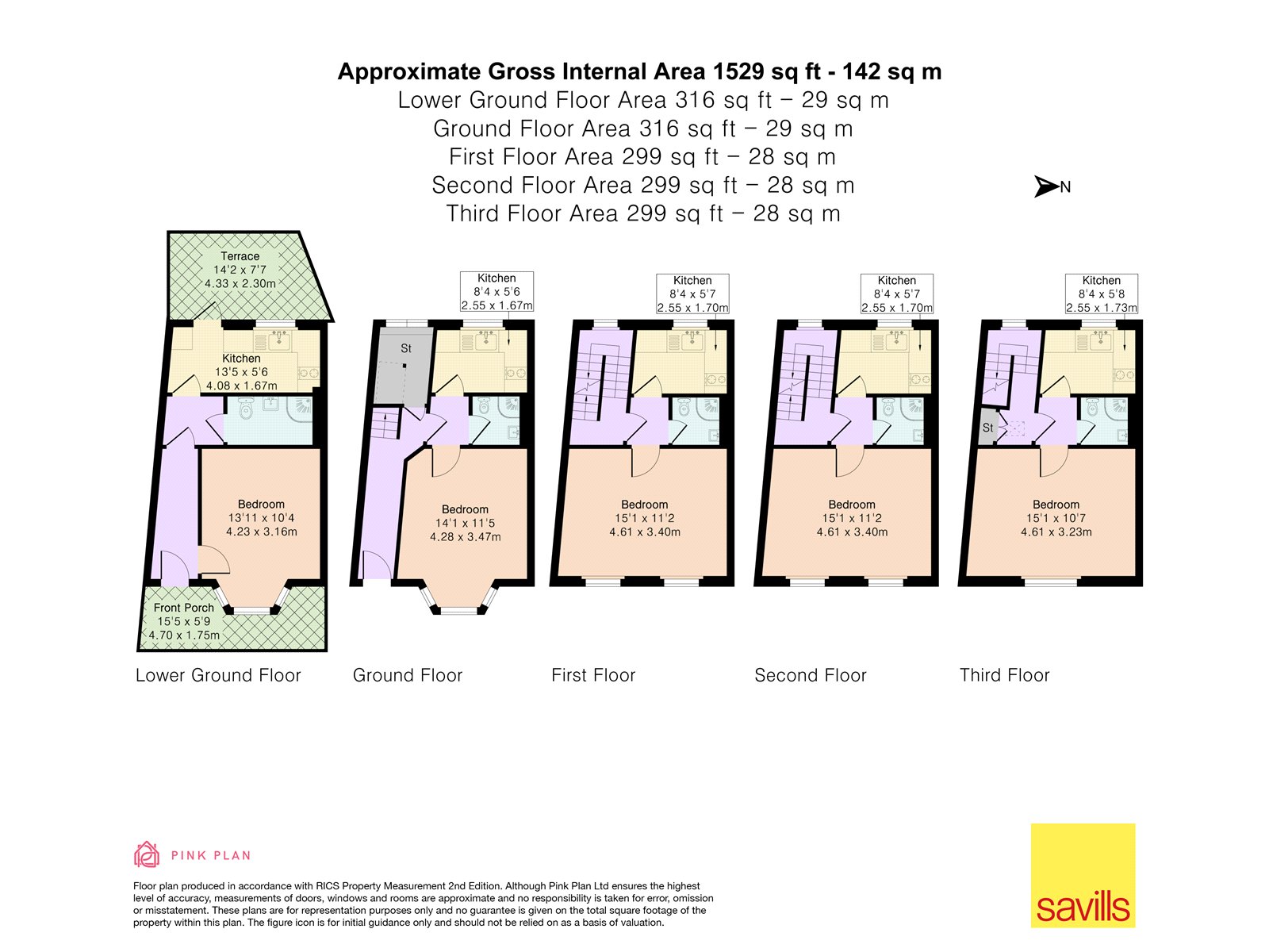 4, Lorenzo Street, London floorplan