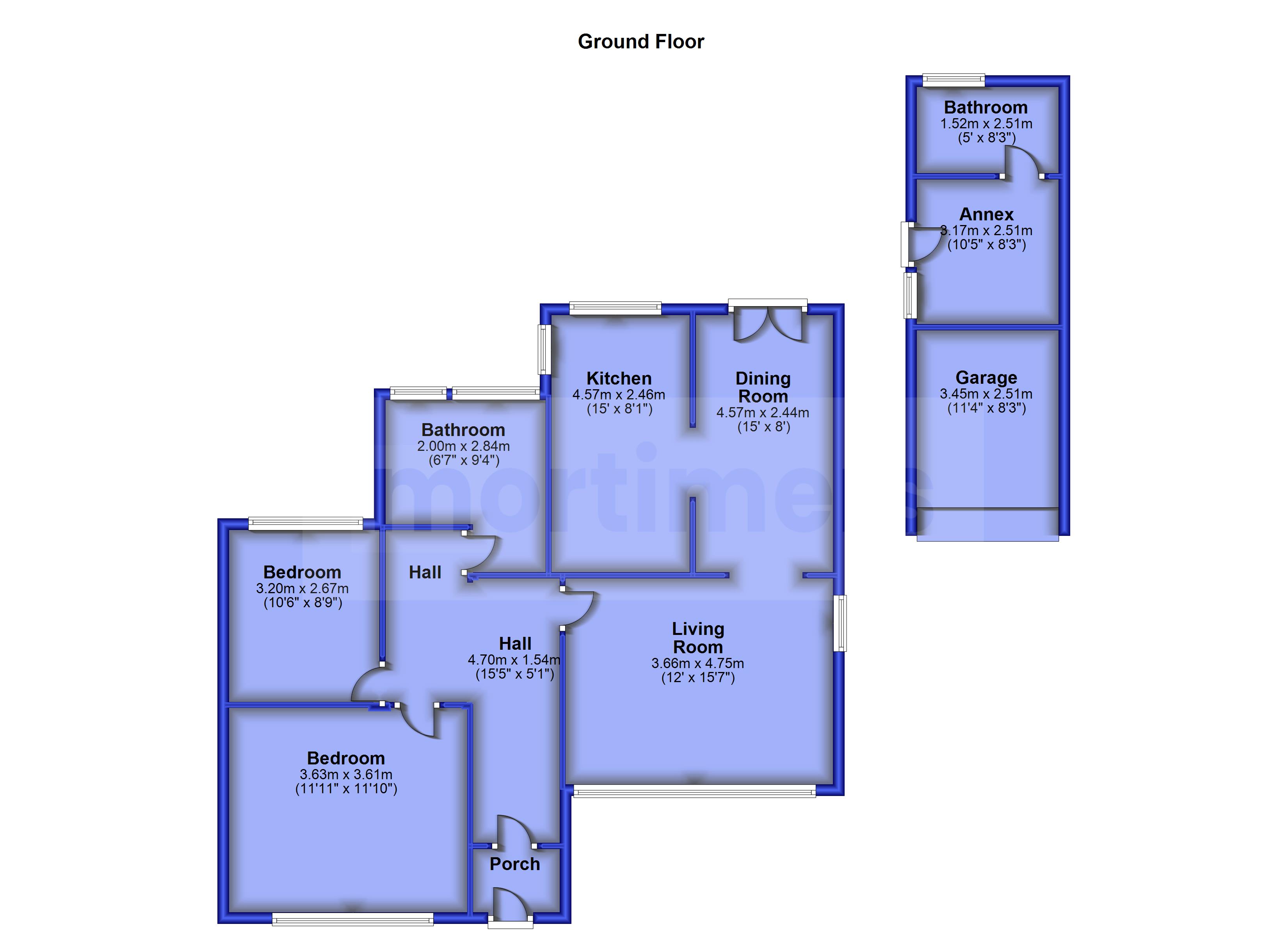 Meins Croft, Blackburn, Lancashire BB2, 2 bedroom detached bungalow for