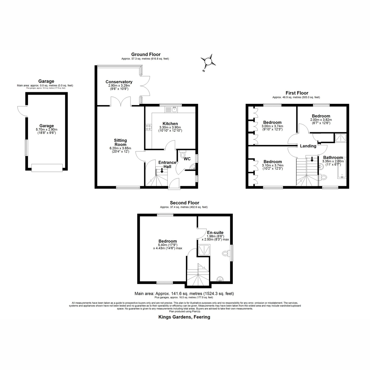 6, Kings Gardens, Colchester floorplan