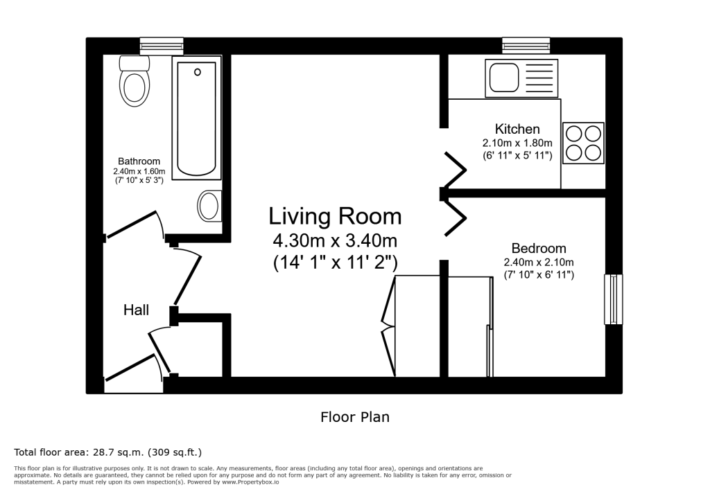9, 214 Westferry Road, Tower Hamlets floorplan
