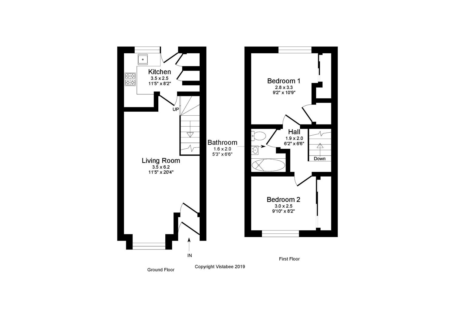 2 Bedrooms Terraced house for sale in Menteith Place, Rutherglen, Glasgow, South Lanarkshire G73