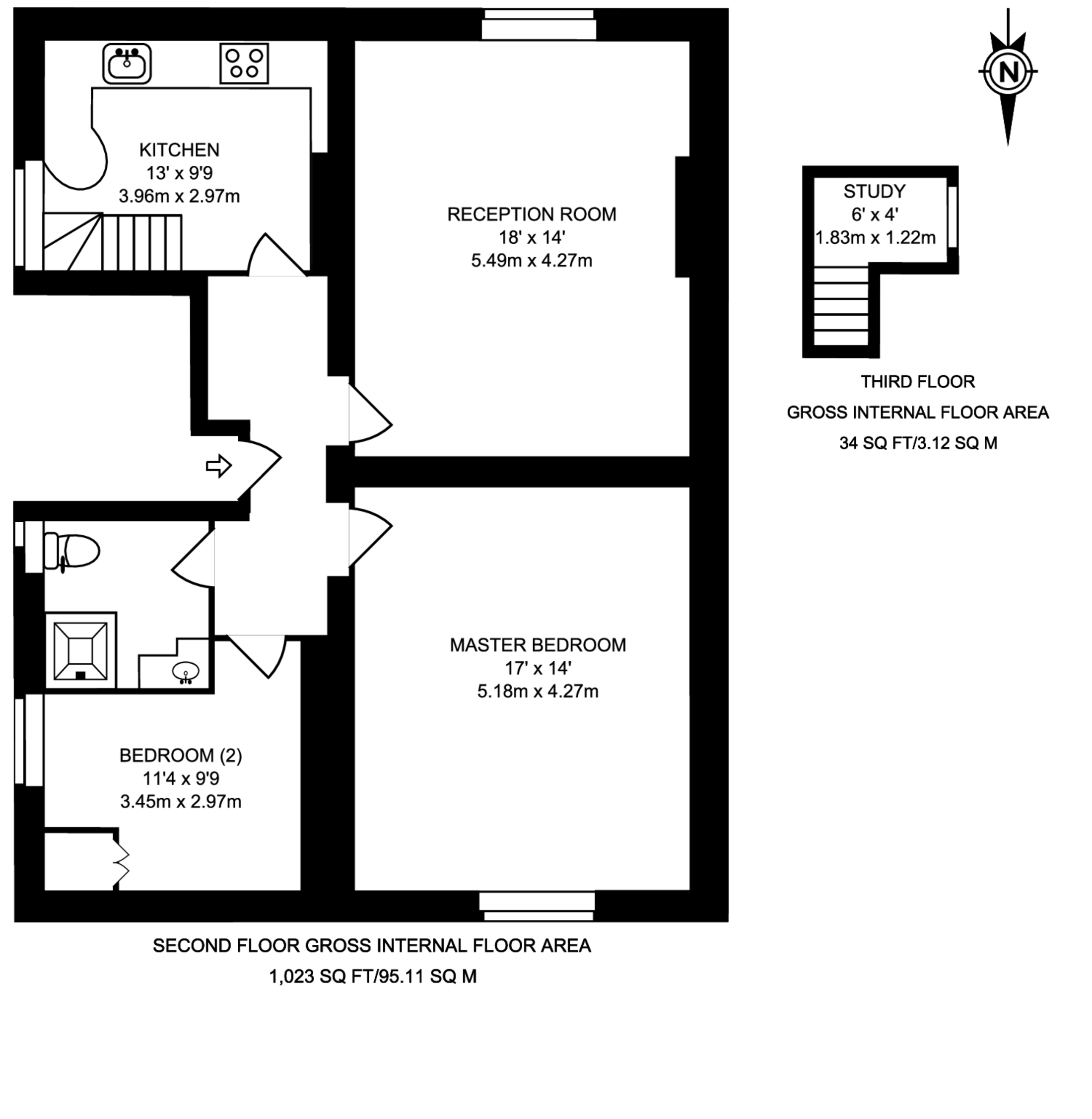 East Heath Road, Hampstead floorplan