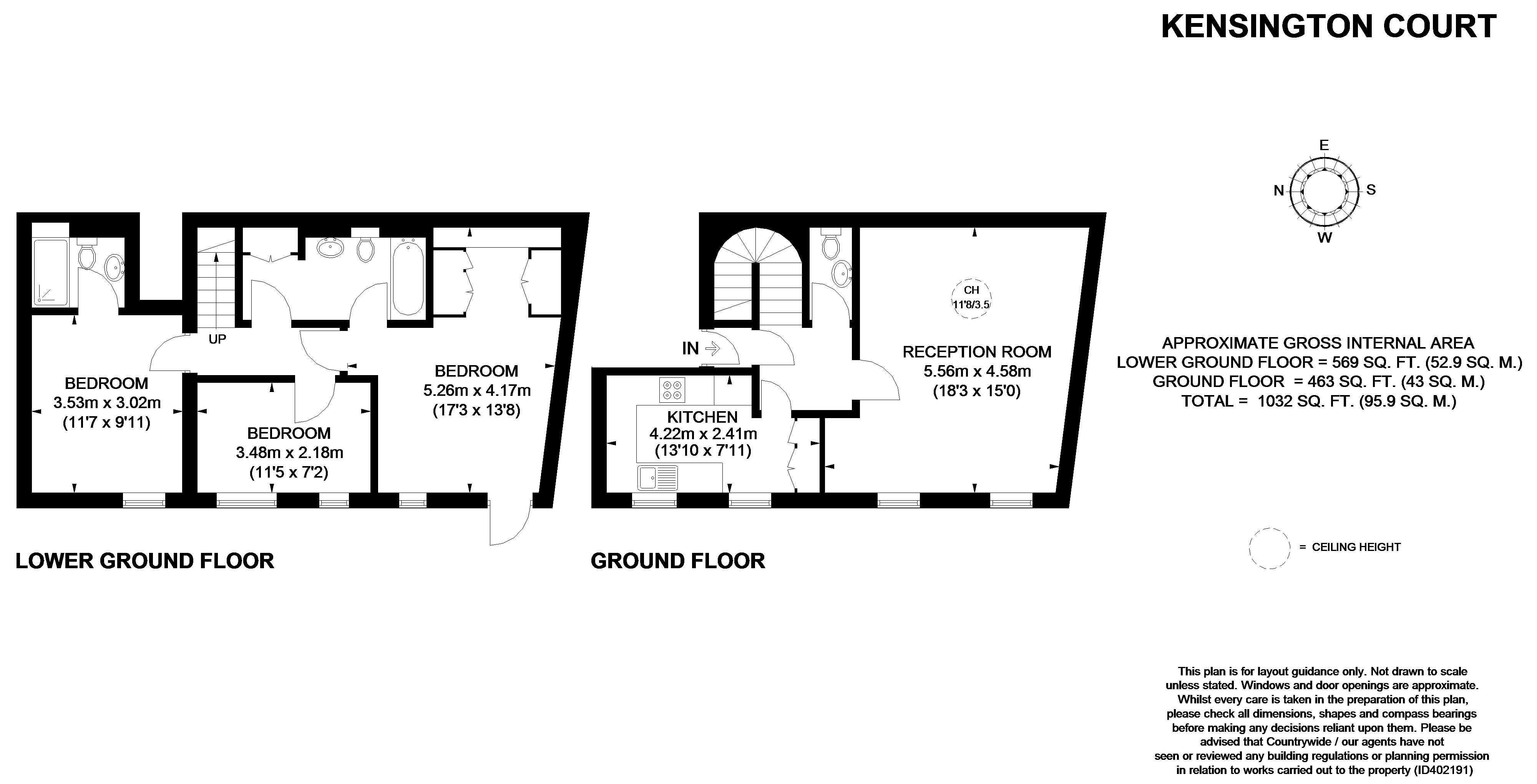 3 Bedrooms Flat to rent in Kensington Court, London W8