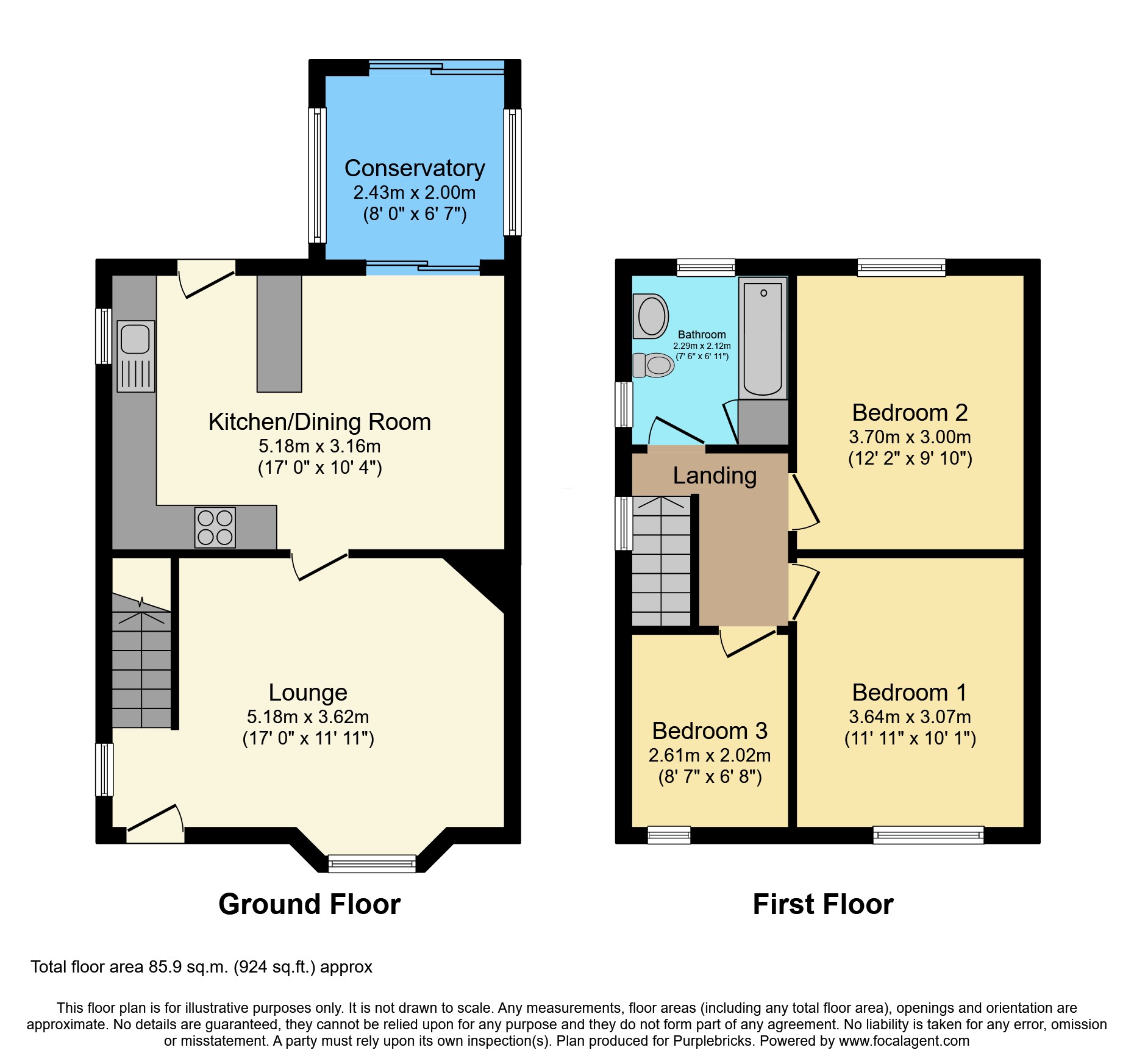 1a, Carlyle Street, Heanor floorplan