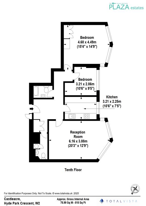 30, CASTLEACRE, HYDE PARK CRESCENT, London floorplan