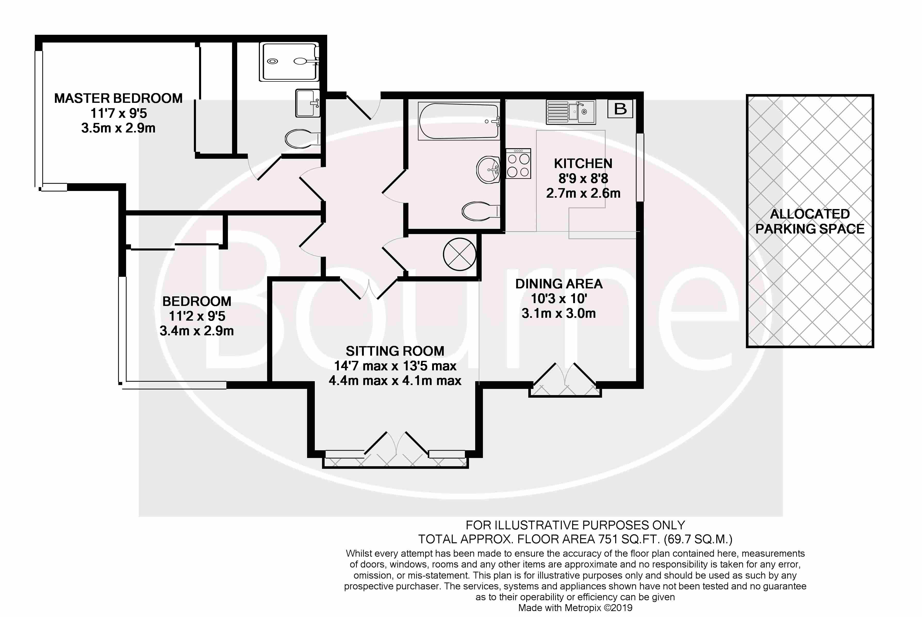 2 Bedrooms Flat for sale in Uplands Road, Guildford GU1