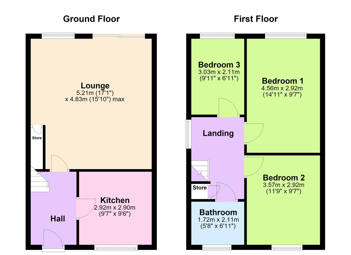 73, Westacre Gardens, Birmingham floorplan