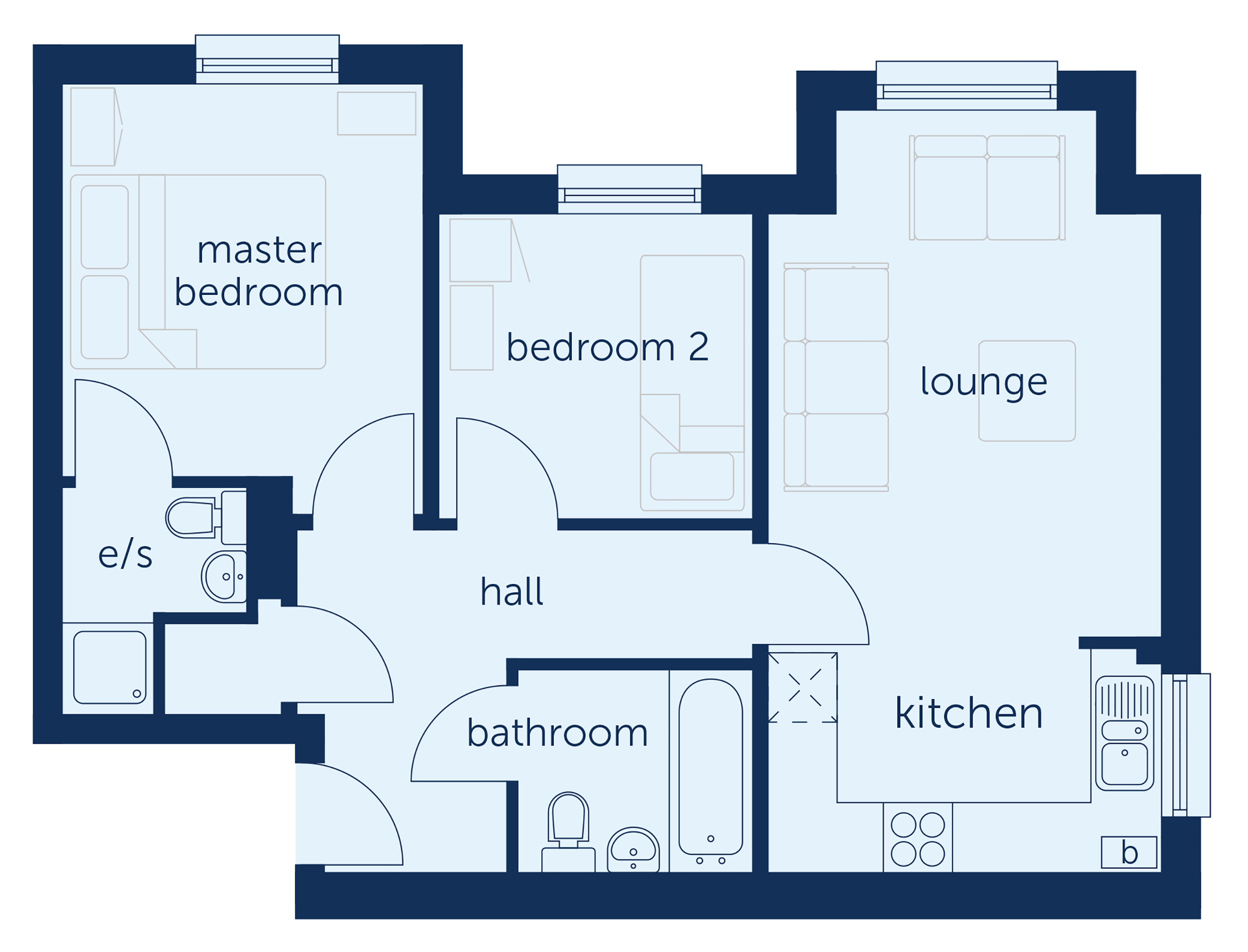 2 Bedrooms Flat for sale in Myreside Street, Glasgow G32