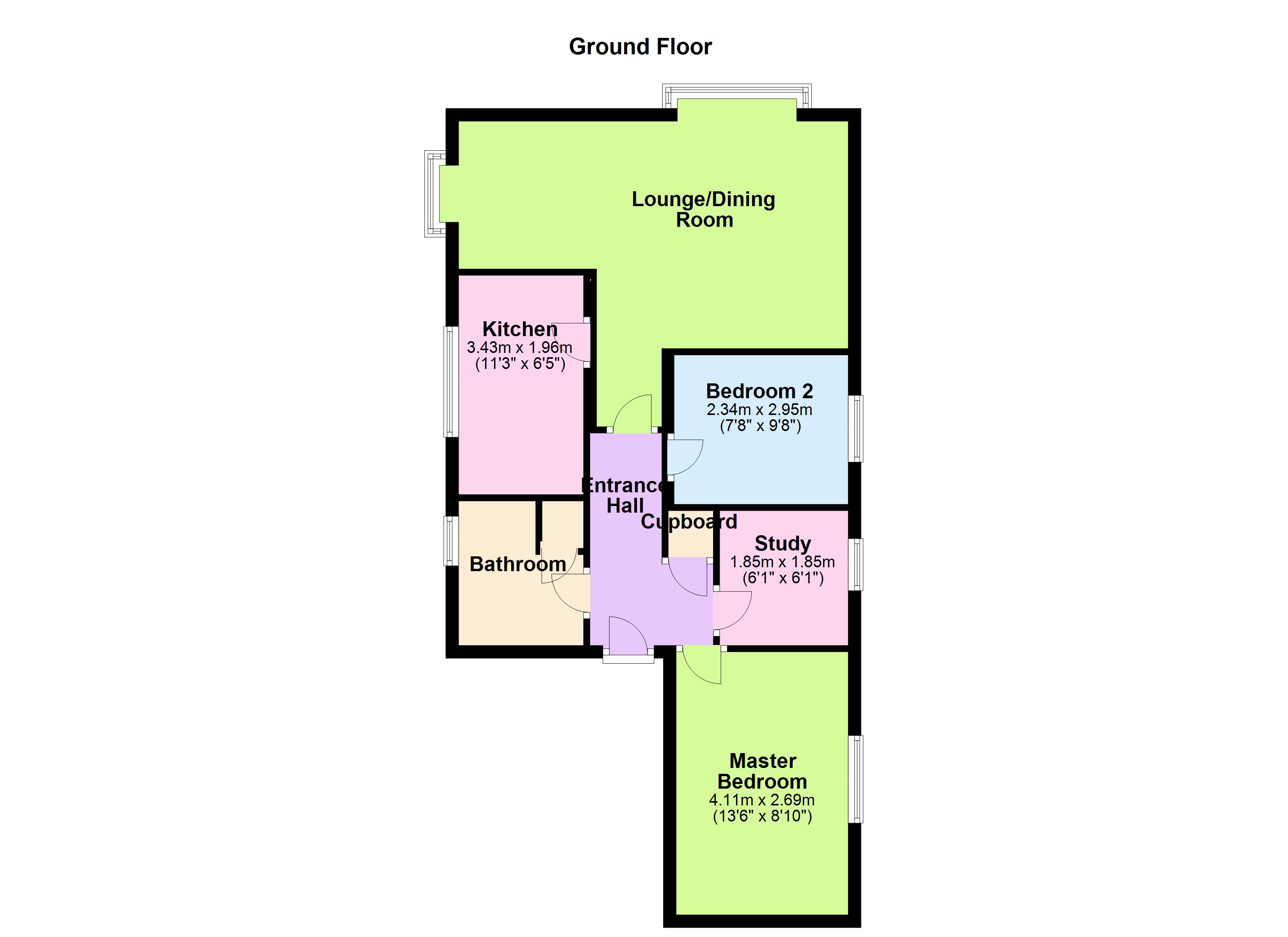 2 Bedrooms Flat for sale in Coombe Place, Sheffield S10