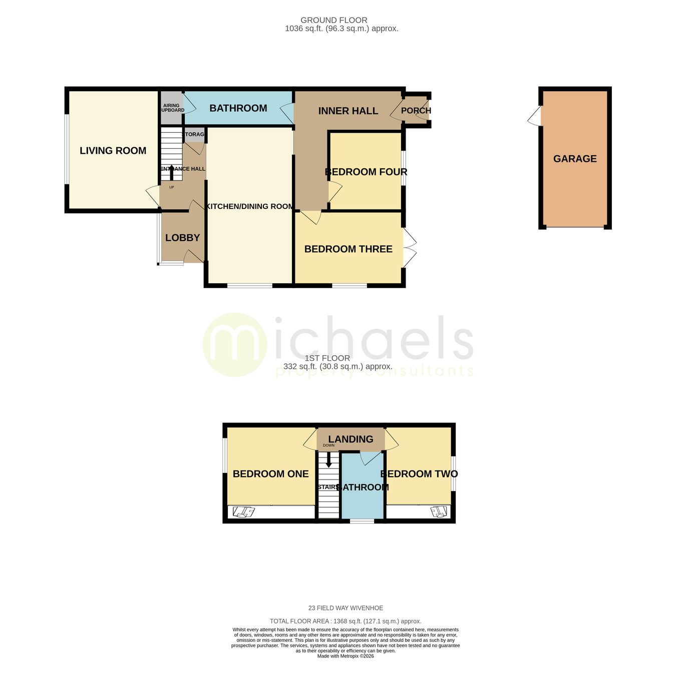 Field Way, Colchester floorplan