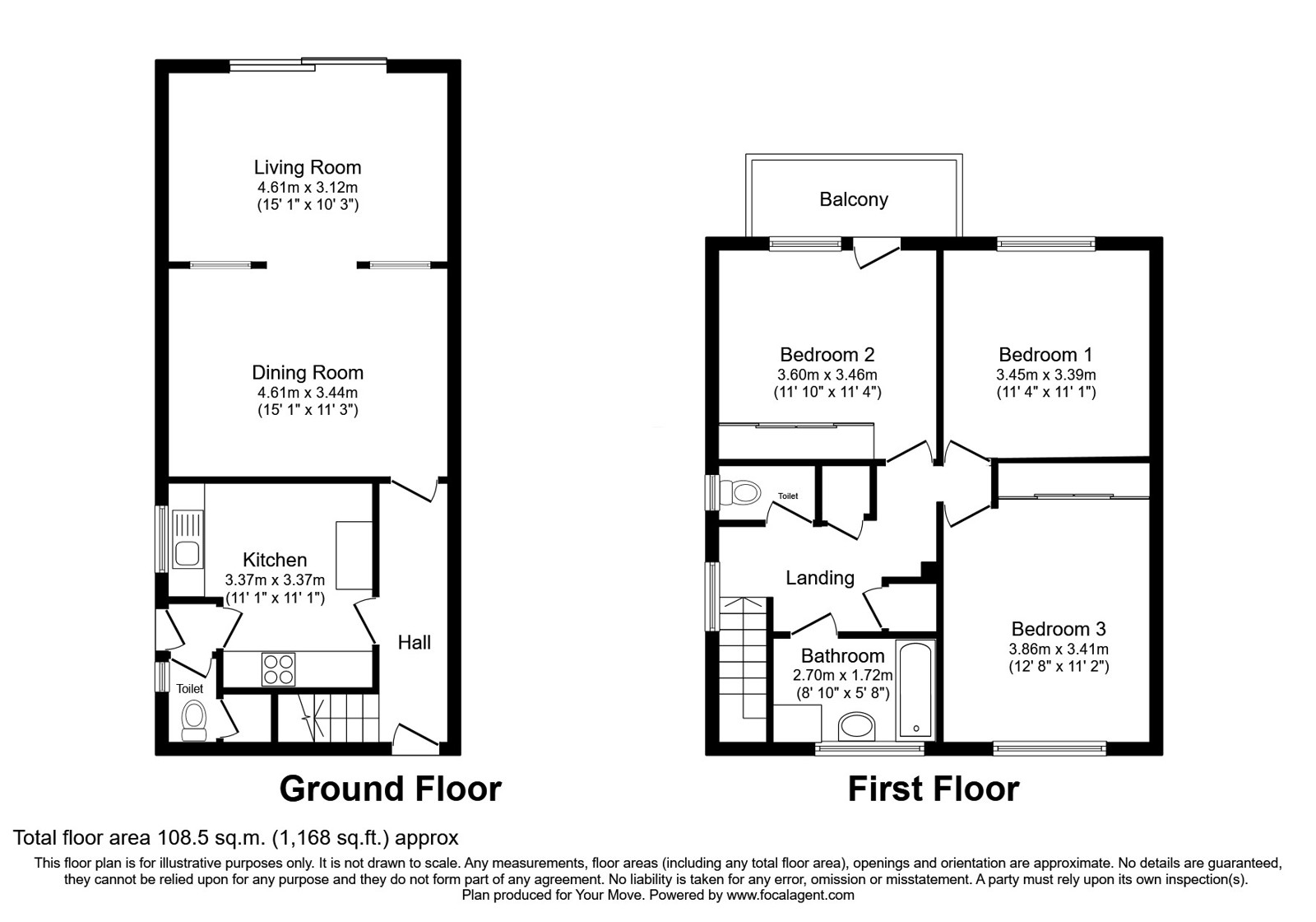 11A, Seaview Road, East Sussex floorplan