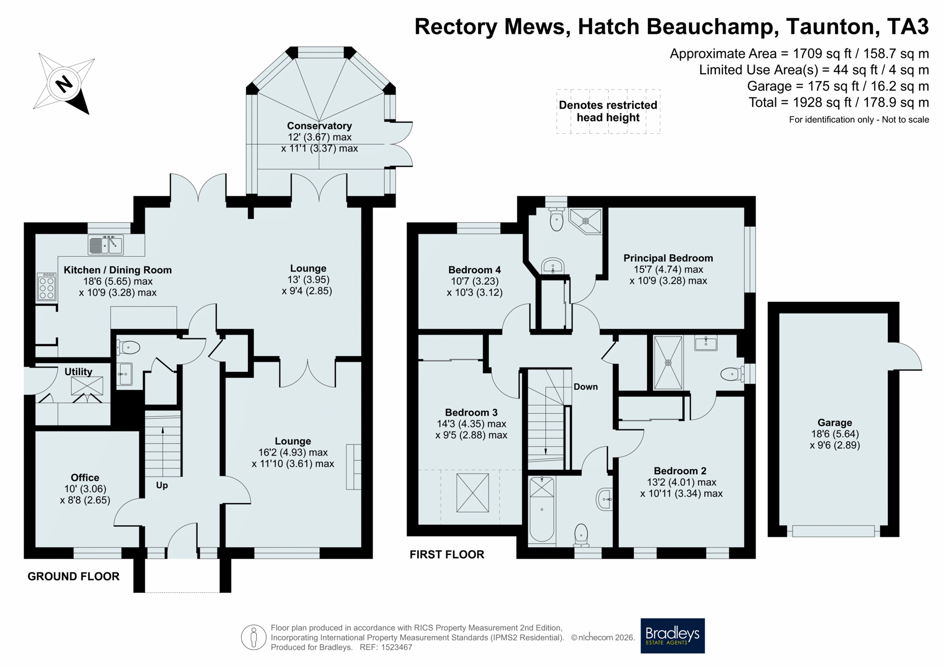 9, Rectory Mews, Taunton floorplan