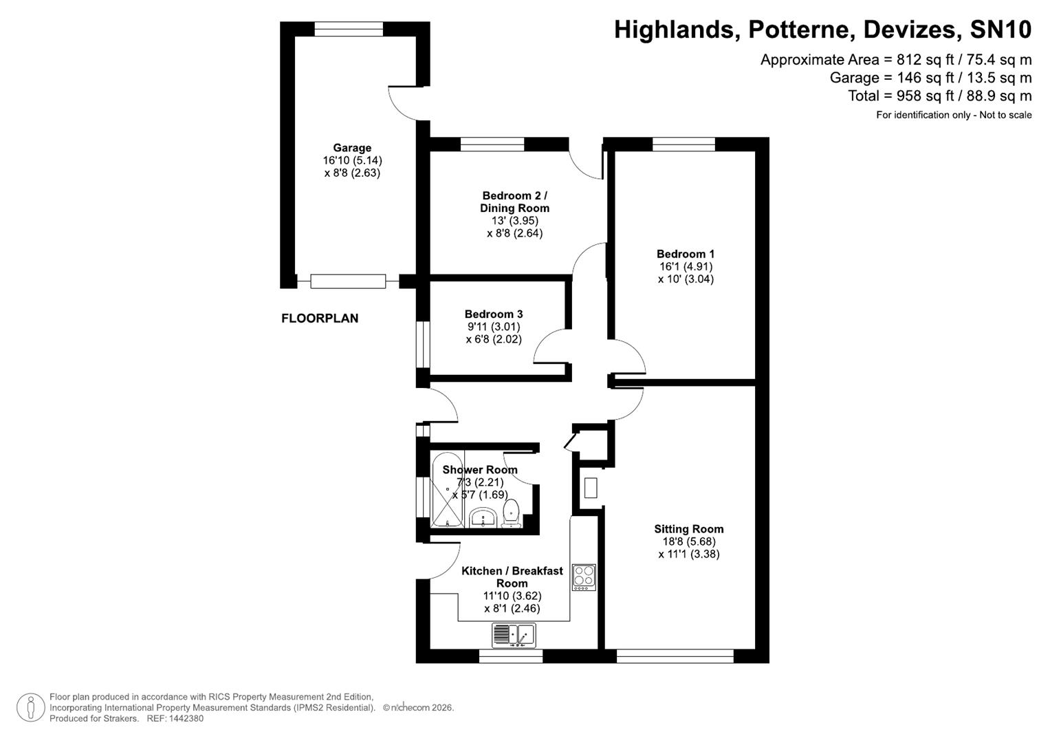 51, Highlands, Devizes floorplan