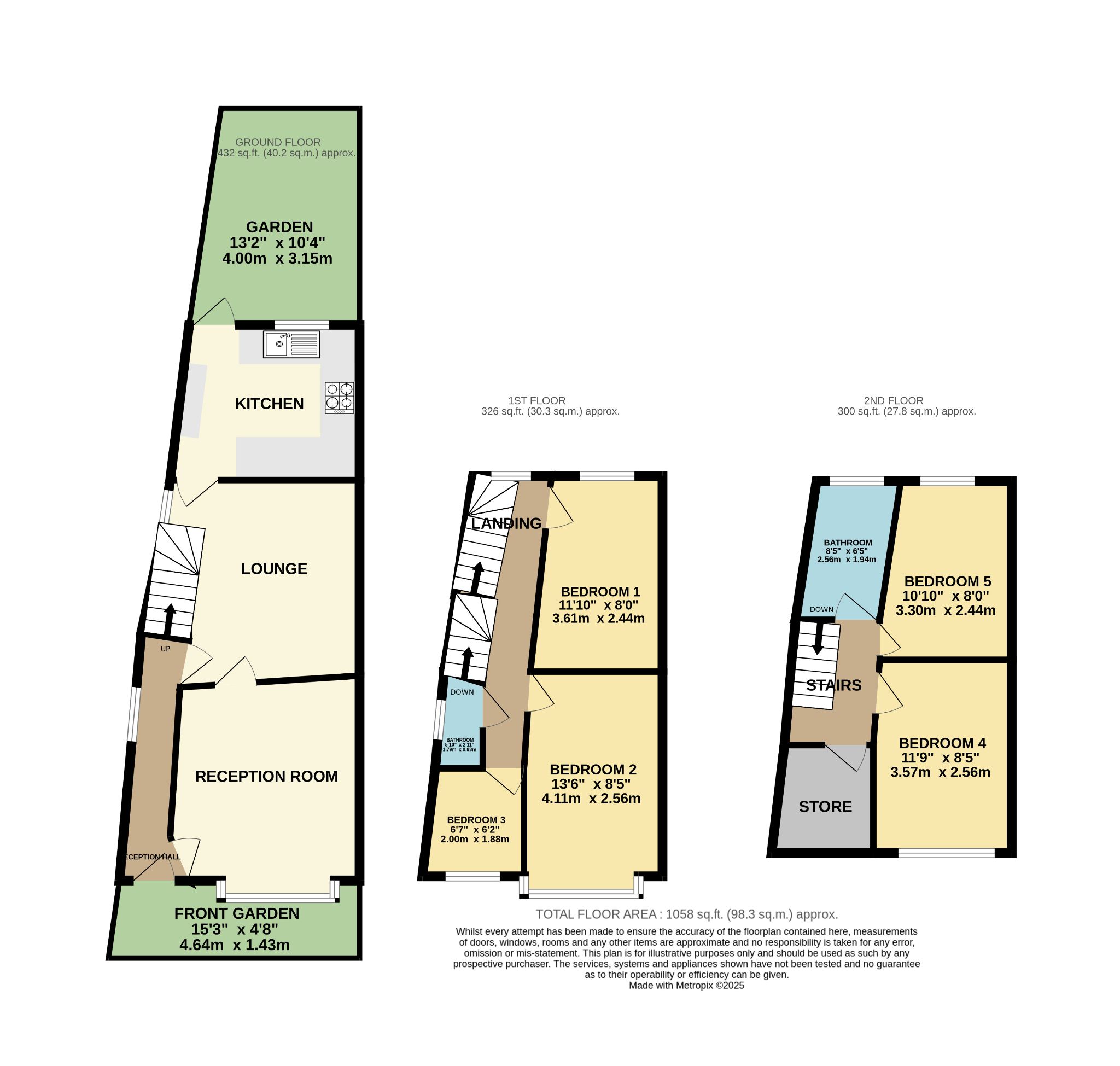182 Hollingwood Lane, Bradford floorplan