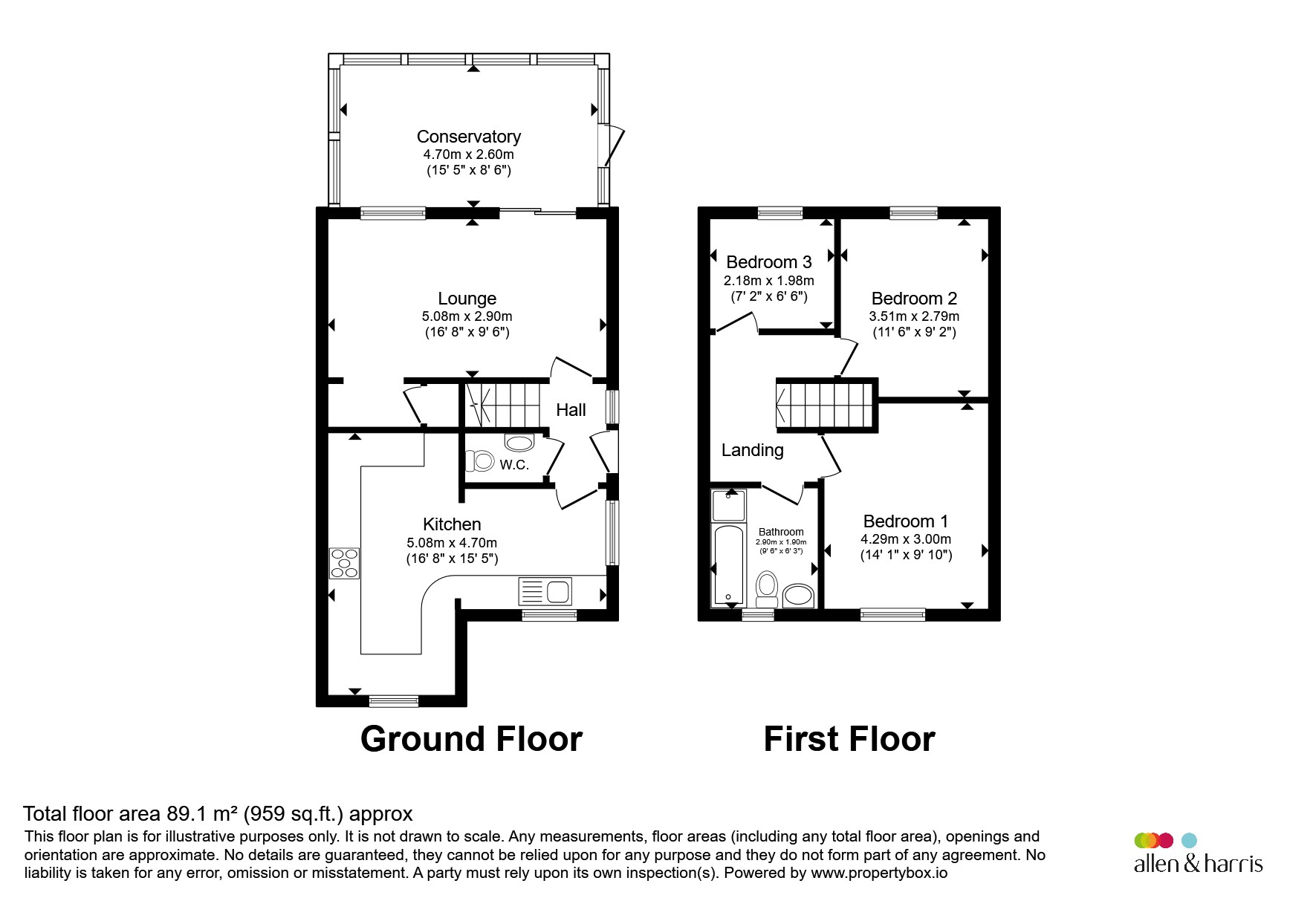 9, Masons Way, Frome floorplan