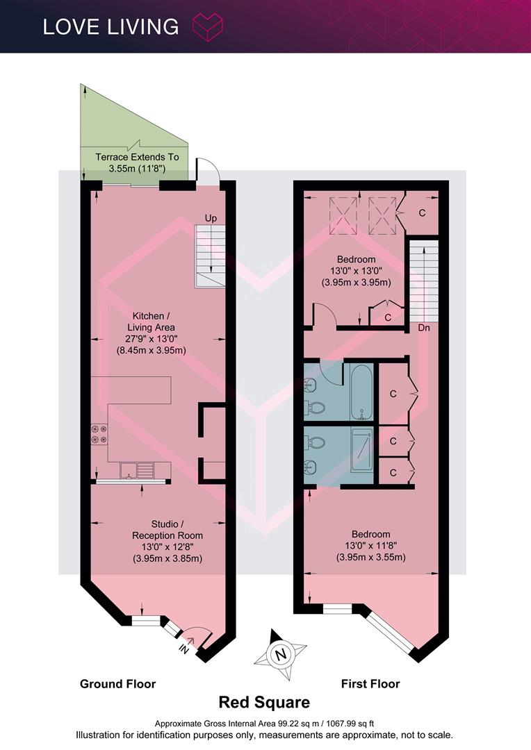 3 Piano Lane, London floorplan