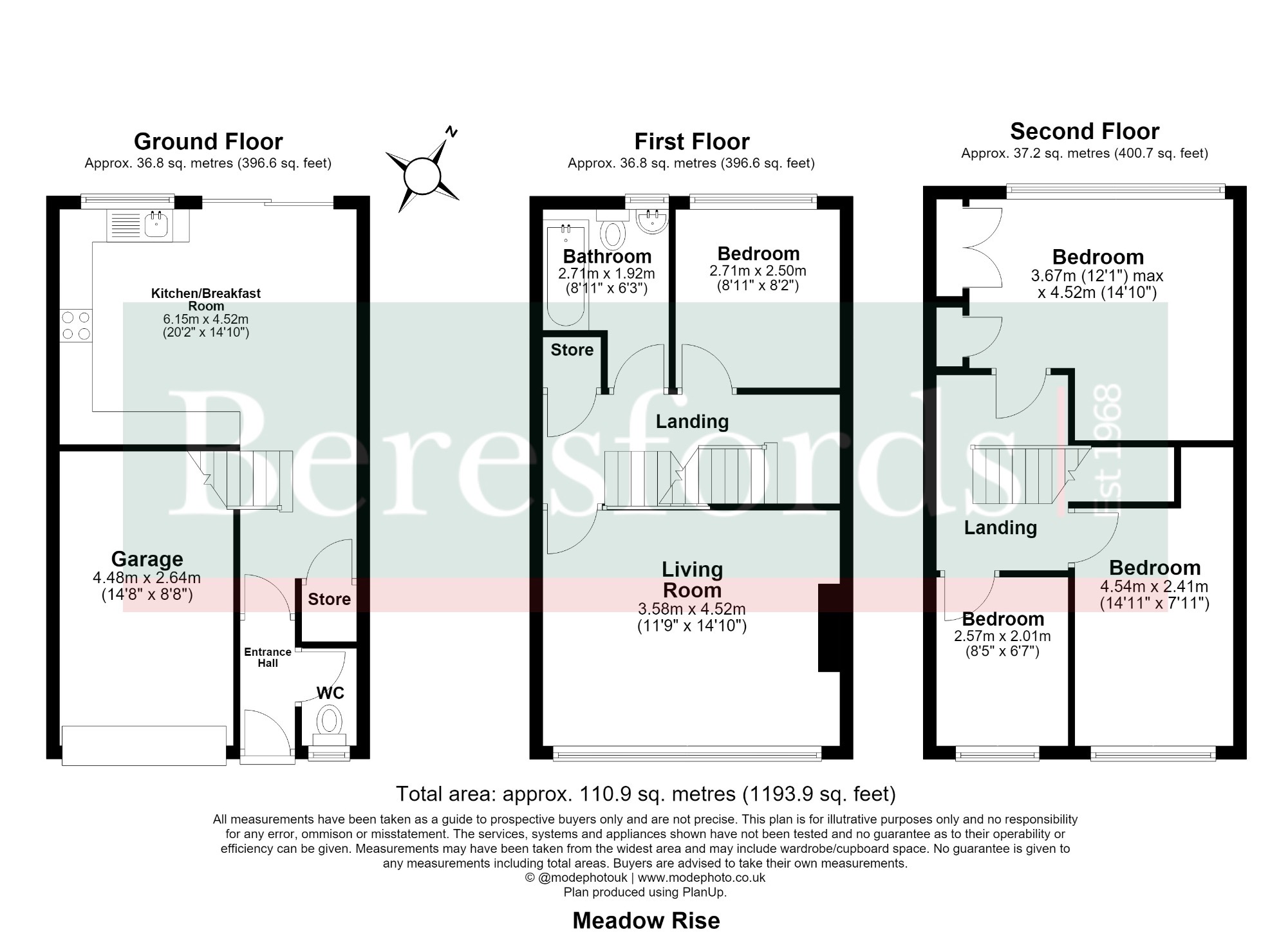 31, Meadow Rise, Essex floorplan