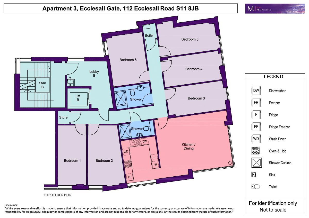 Apt 3, Ecclesall Gate, Sheffield floorplan