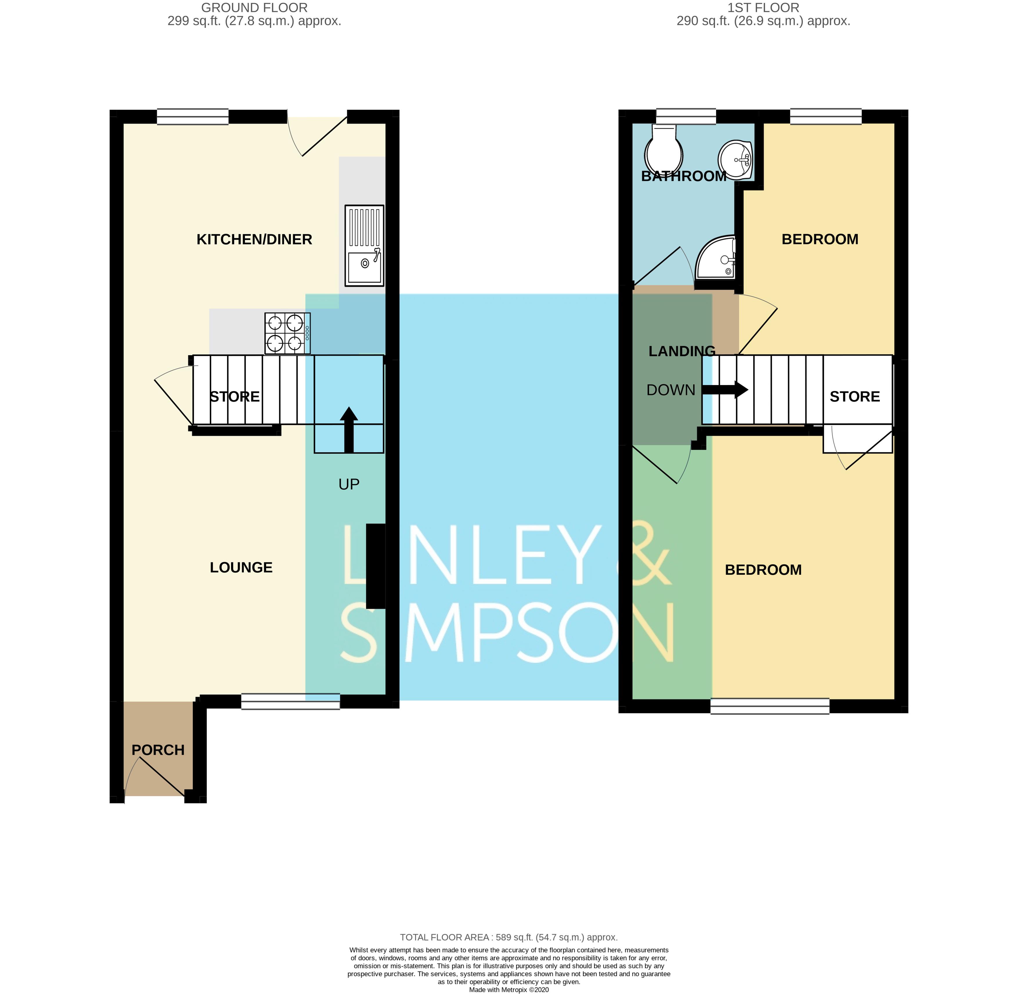 22, Shelley Walk, Wakefield floorplan