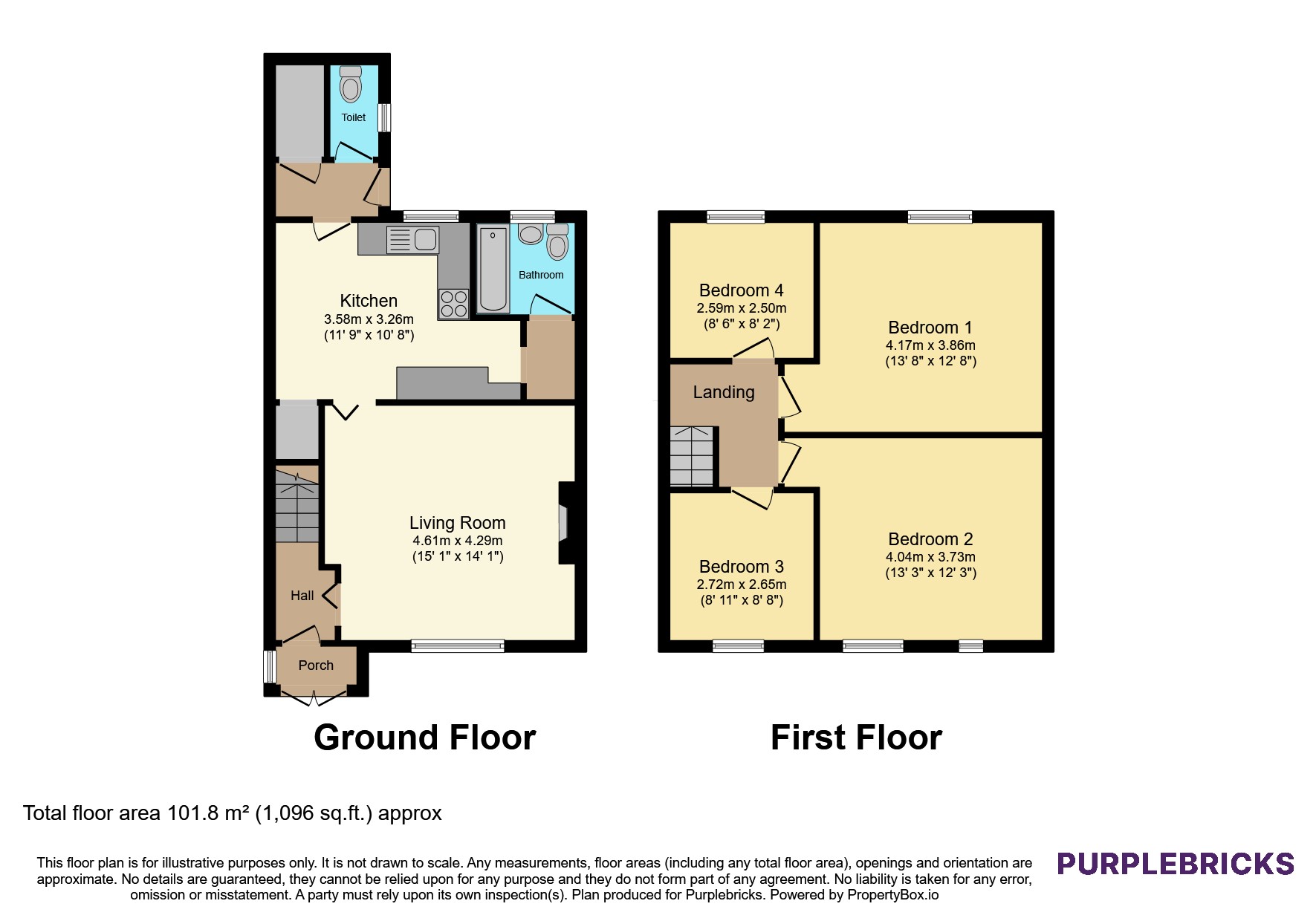 7, Barley Lane, Luton floorplan