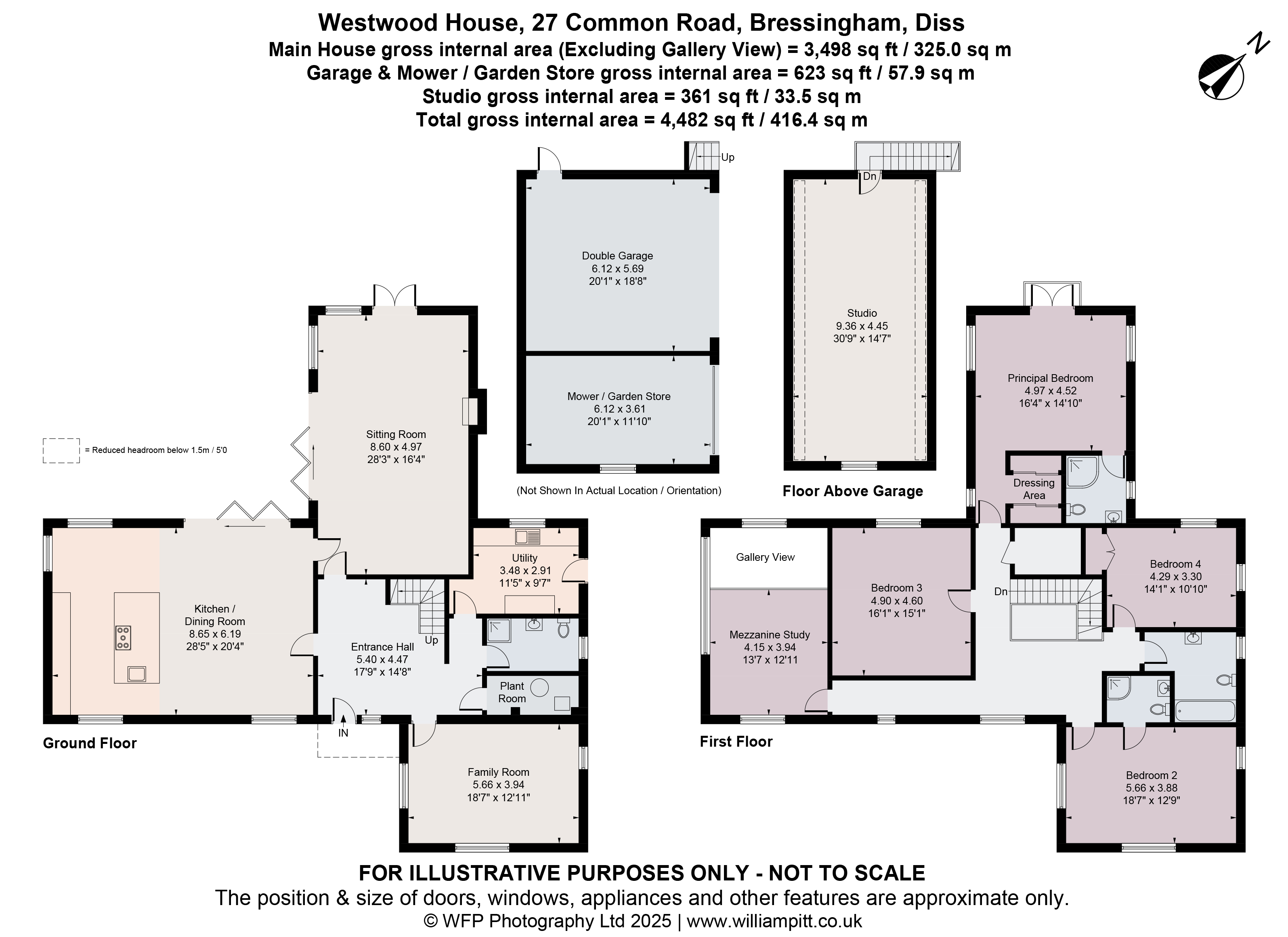 Westwood House, 27, Common Road, Diss floorplan