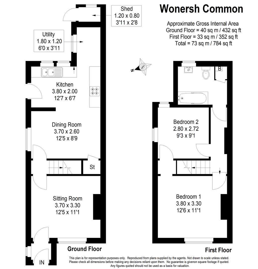 Chamomile Cottage, Guildford floorplan
